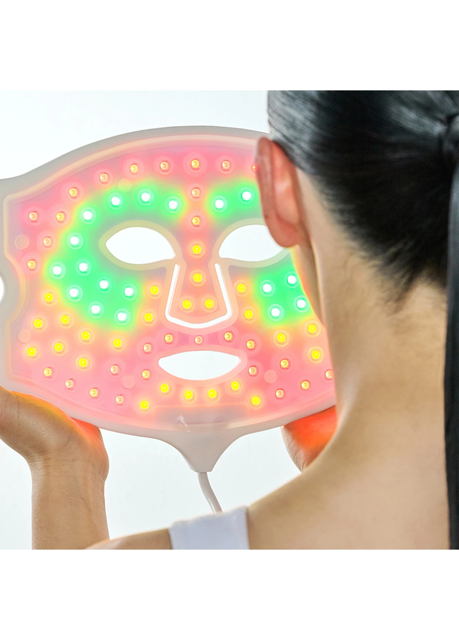 4'ü 1 Arada Bölgesel Haritalama LED Yüz Maskesi Cilt Bakım Cihazı