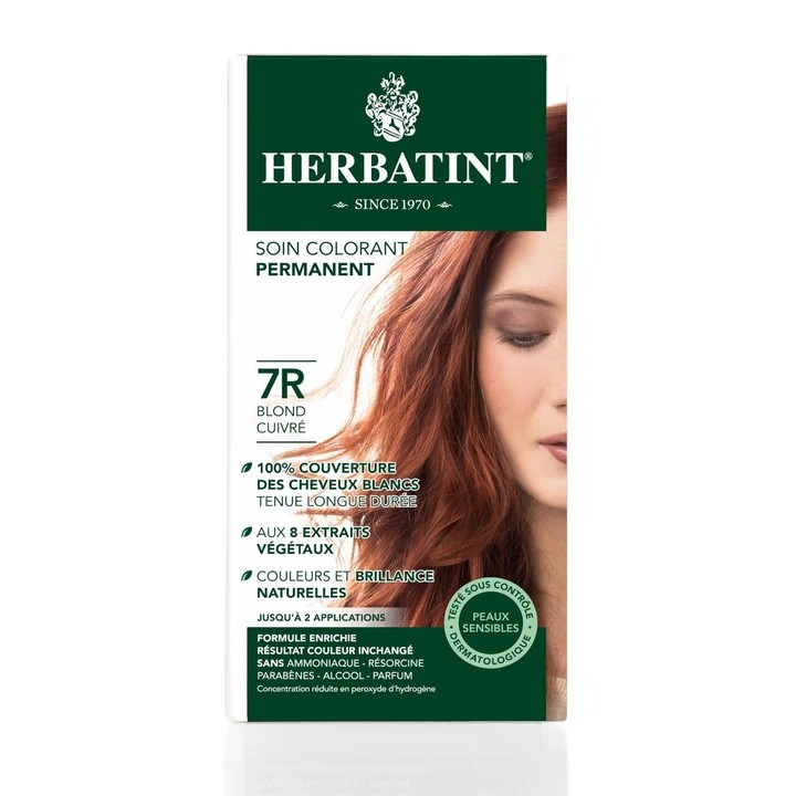 7R Copper Blonde - Bakır Sarı Bitkisel Saç Boyası