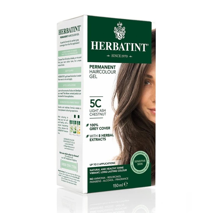5C Light Ash Chestnut - Açık Dişbudak Kesatane Bitkisel Saç Boyası