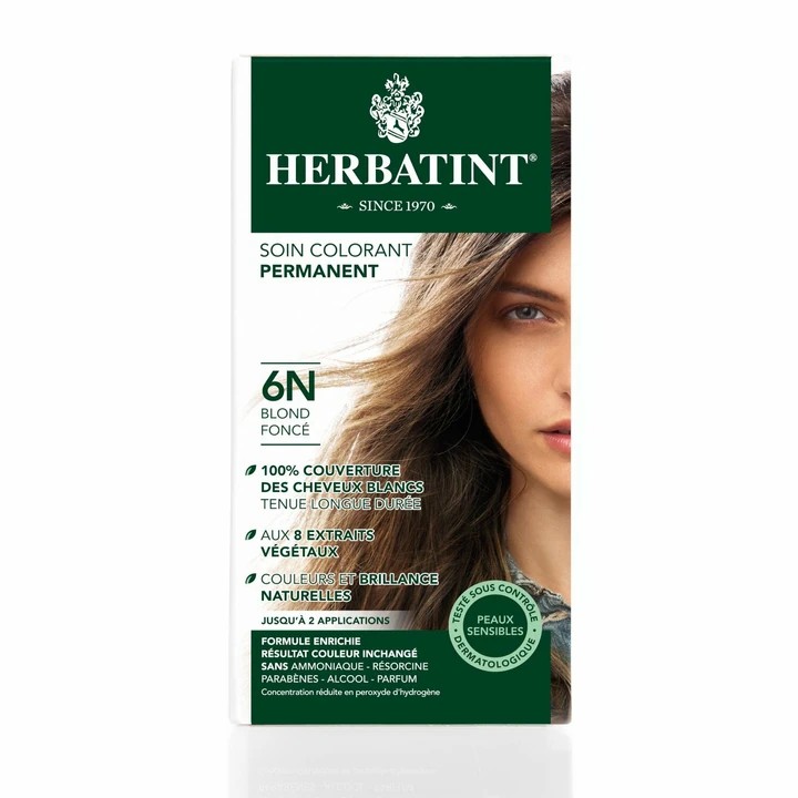 6N Dark Blonde- Koyu Sarı Bitkisel Saç Boyası