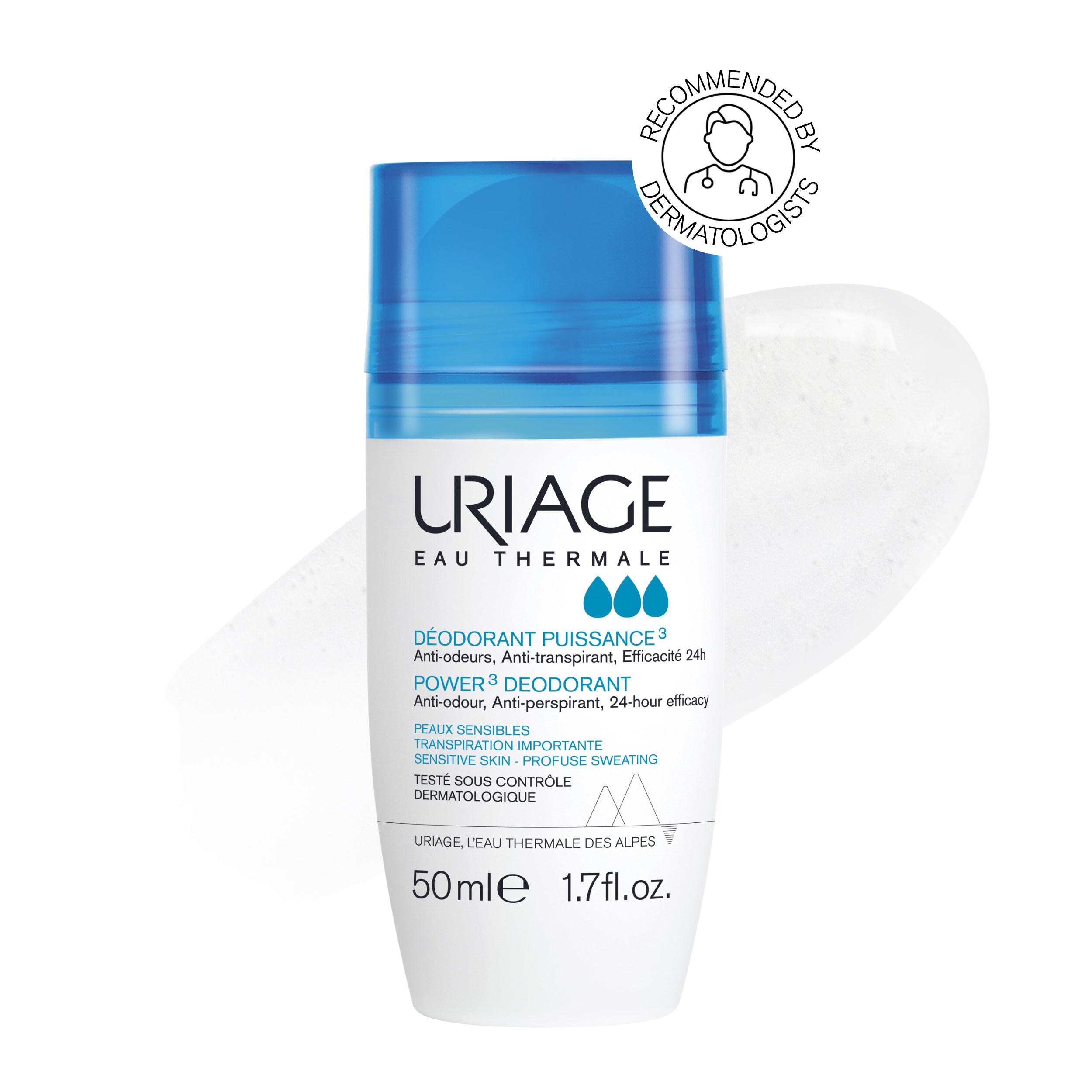 Deodorant Puissance3 Roll-On 50 ml Roll on Deodorant