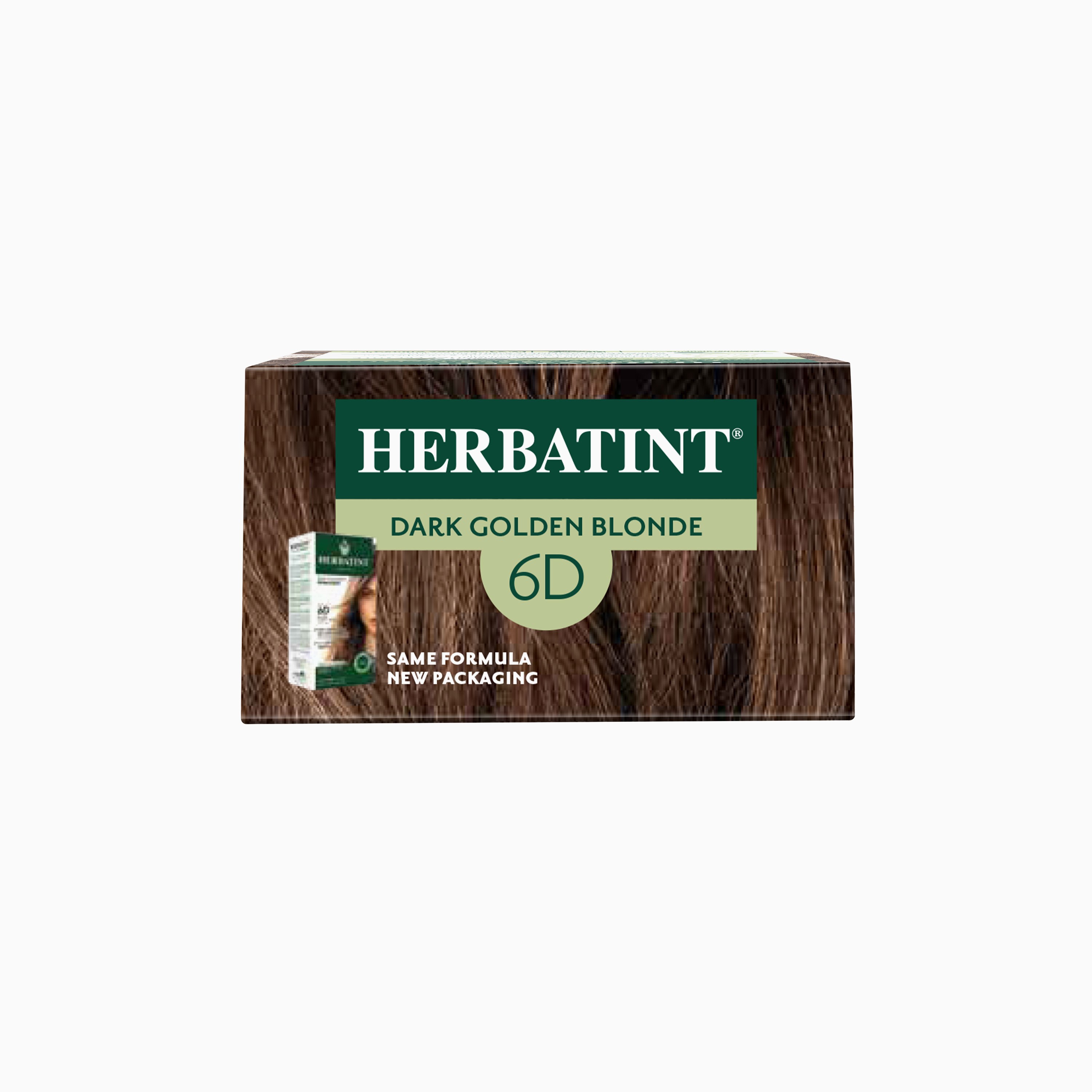 6D Dark Golden Blonde - Koyu Altın Sarı Bitkisel Saç Boyası