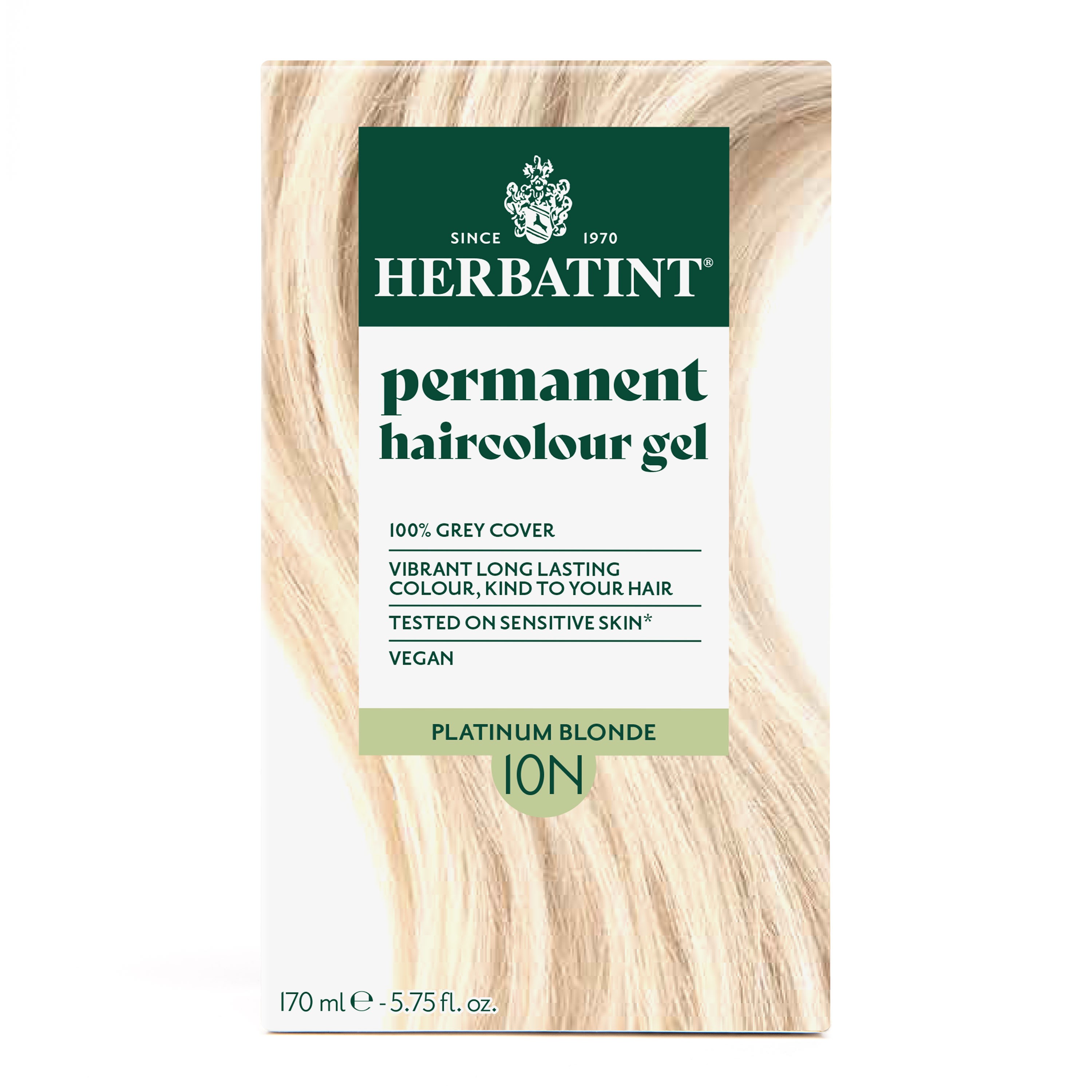 10N Platinum Blonde - Platin Sarı Bitkisel Saç Boyası