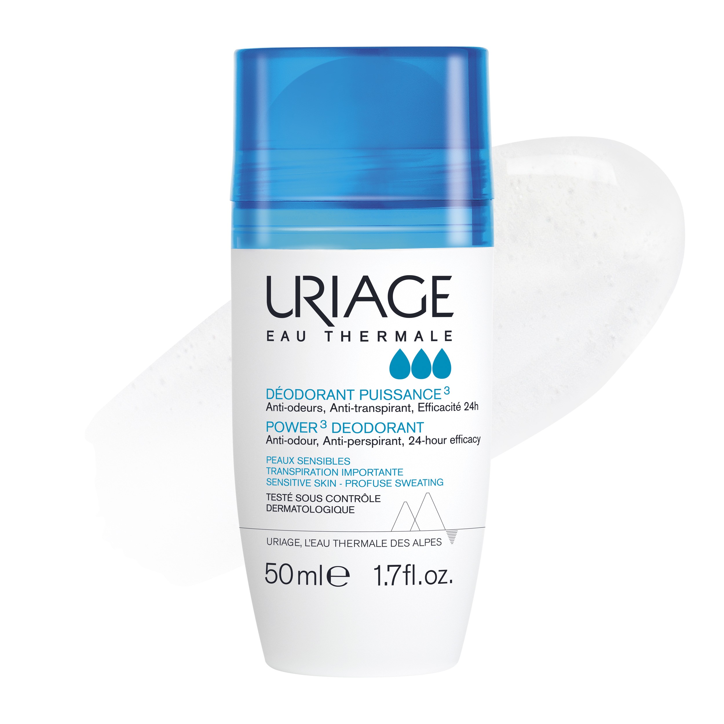 Deodorant Puissance3 Roll-On 50 ml Roll on Deodorant