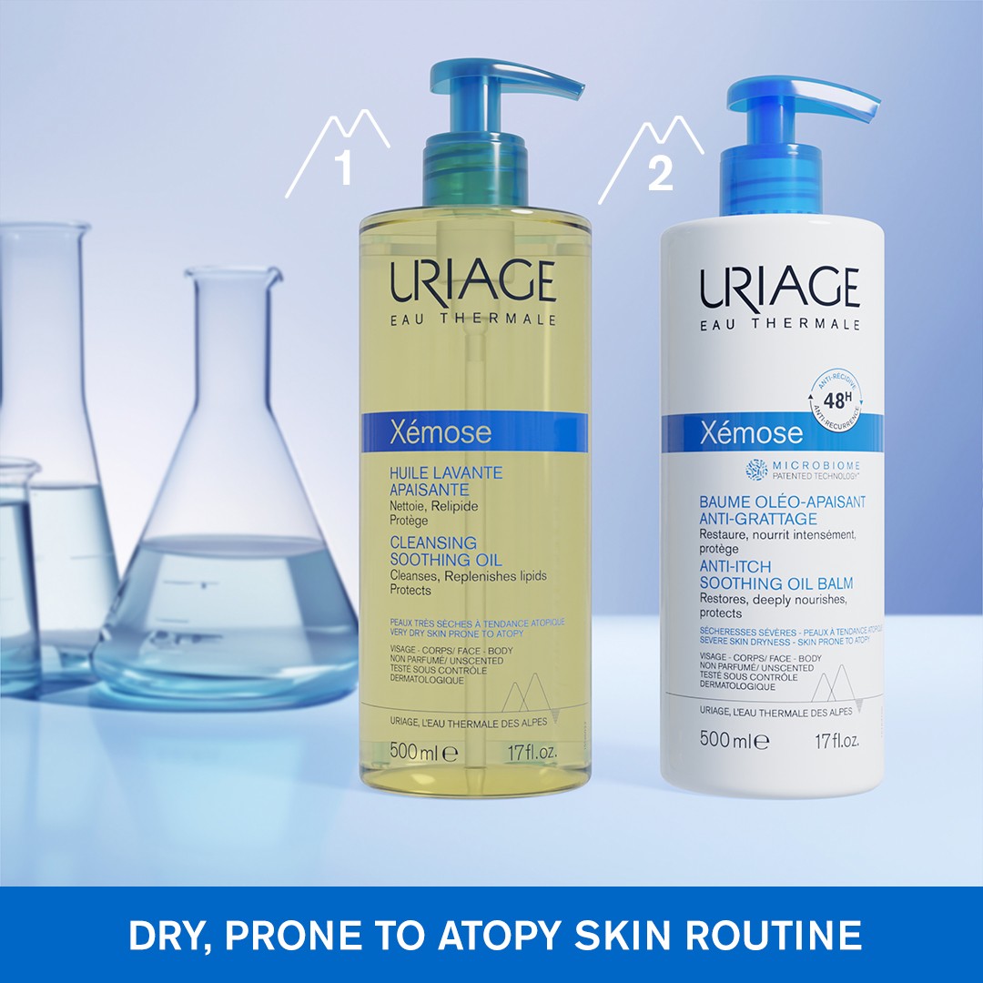 Xemose Huile Lavante Apaisante 500 ml Atopik ve Çok Kuru Ciltler İçin Temizleme Yağı