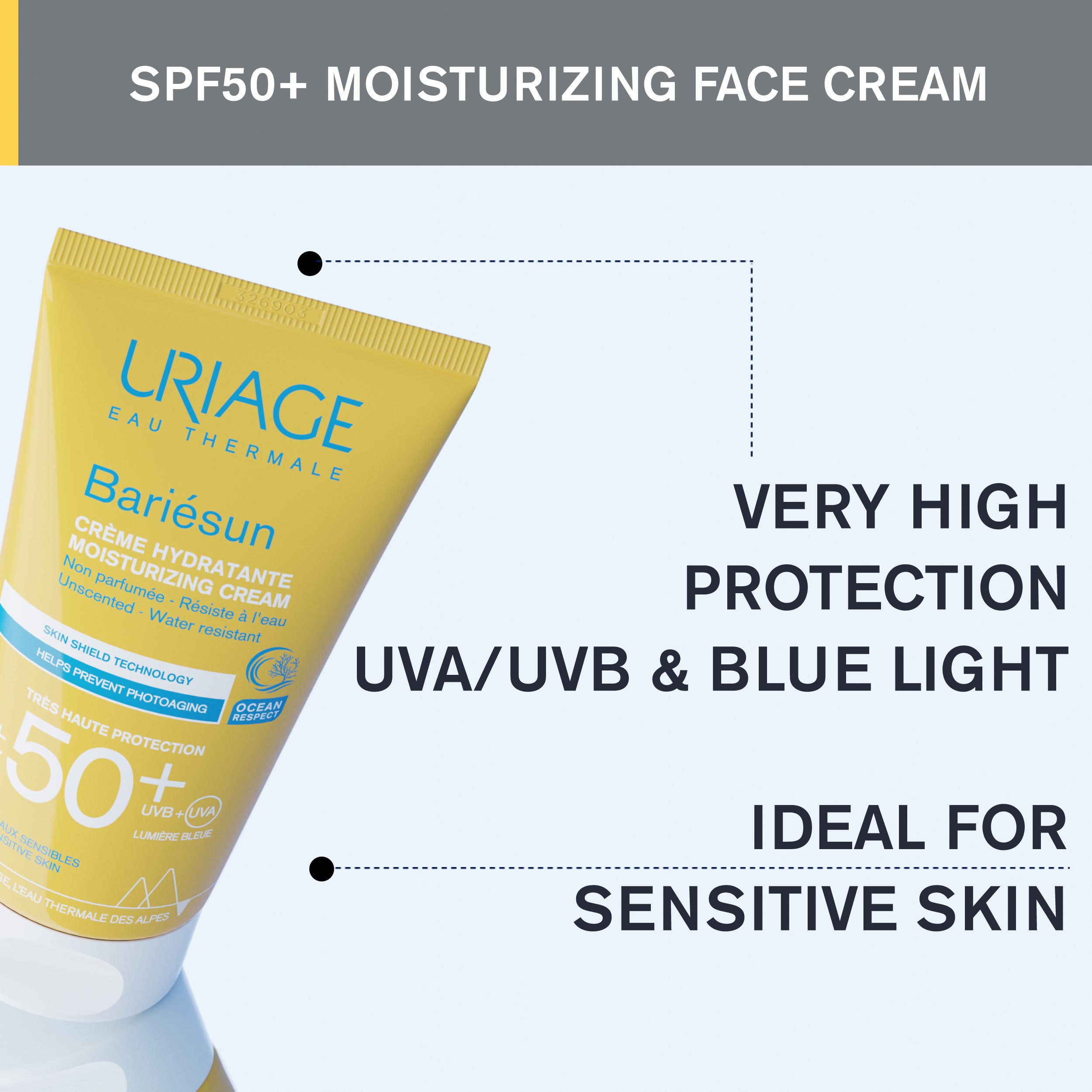 Bariésun Créme Sans Parfum SPF50+ 50 ml