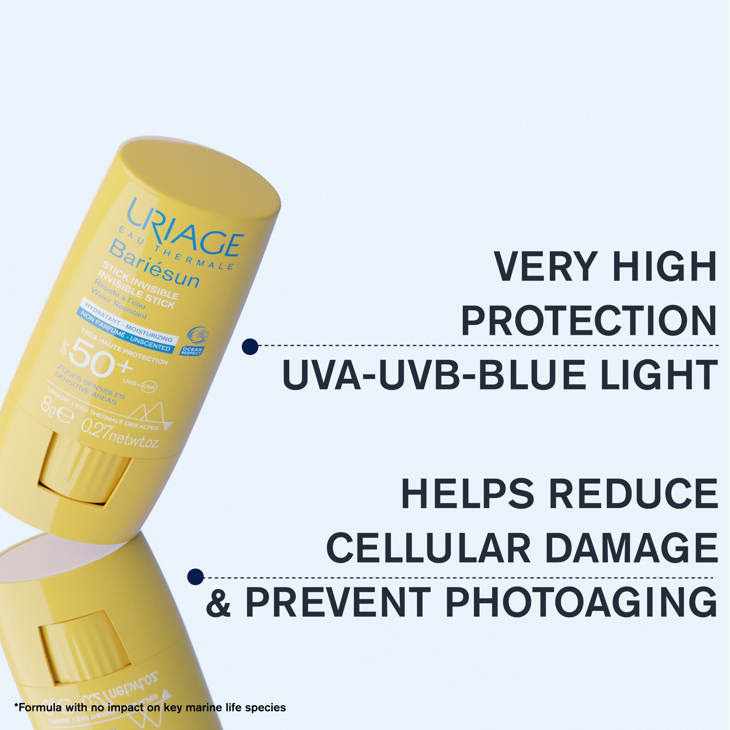 Bariesun Spf50+ invisible Stick 8 gr Hassas Bölgeler için Güneş Koruyucu Stick