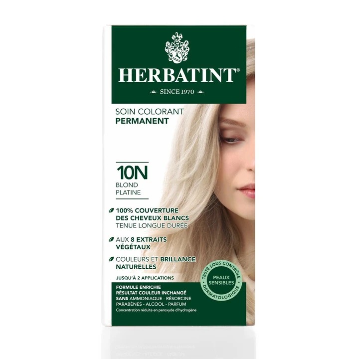 10N Platinum Blonde - Platin Sarı Bitkisel Saç Boyası