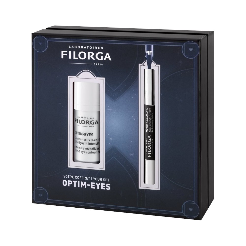 OPTIM EYES COFFRET (OPTIM-EYES 15 ML + NUTRI-FILLER LIPS 4 GR)
