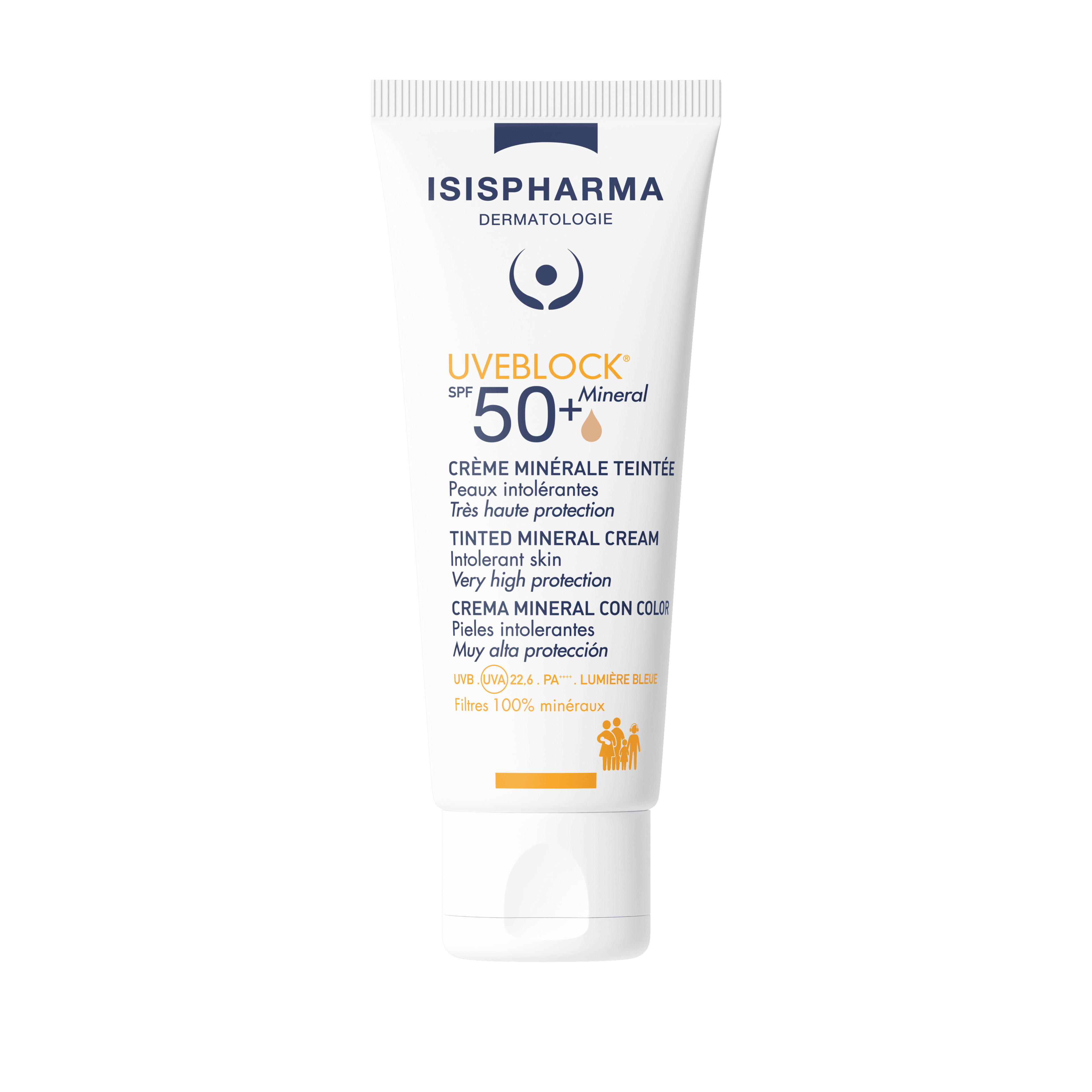 Uveblock Tinted Mineral Cream SPF50+ 40 ml