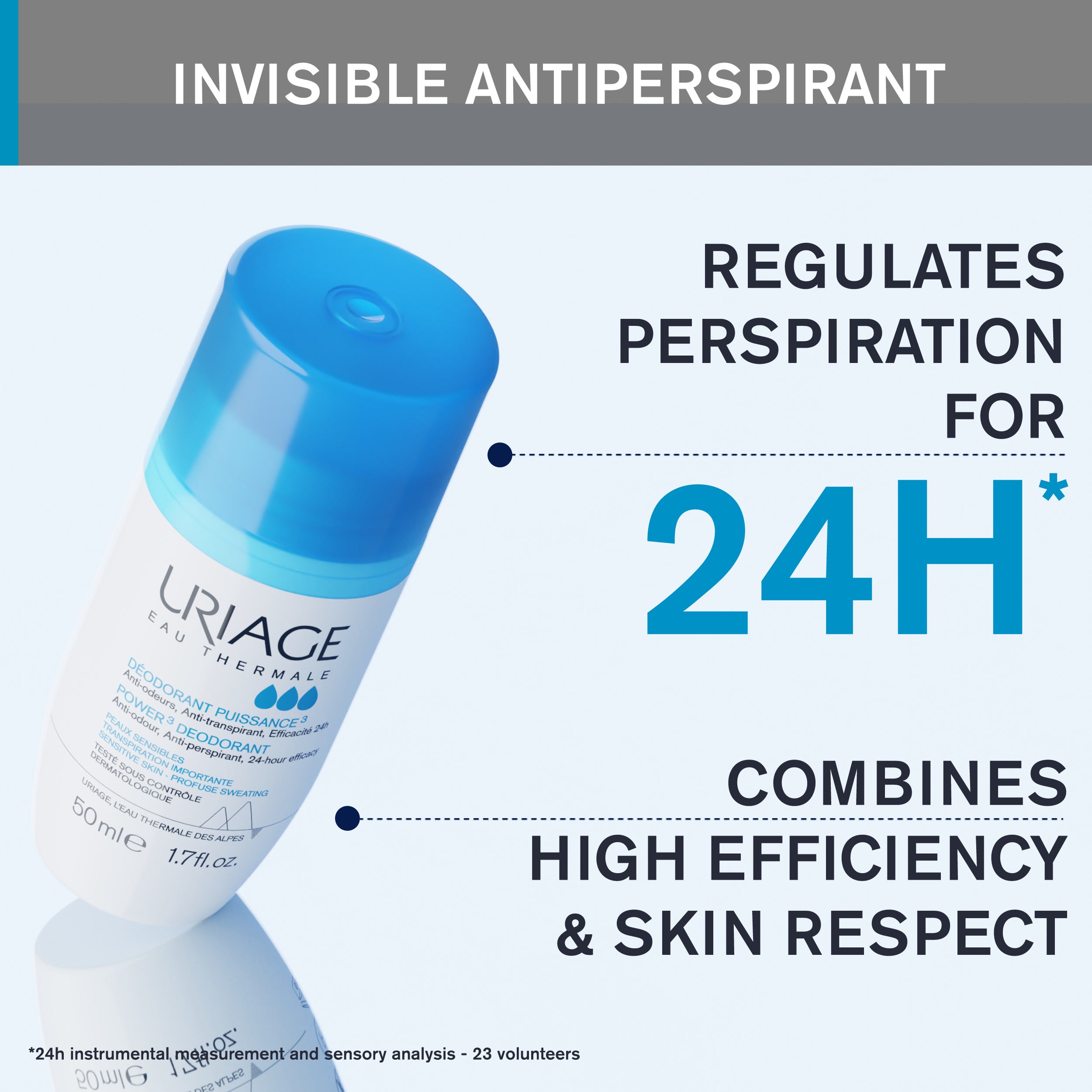 Deodorant Puissance3 Roll-On 50 ml Roll on Deodorant