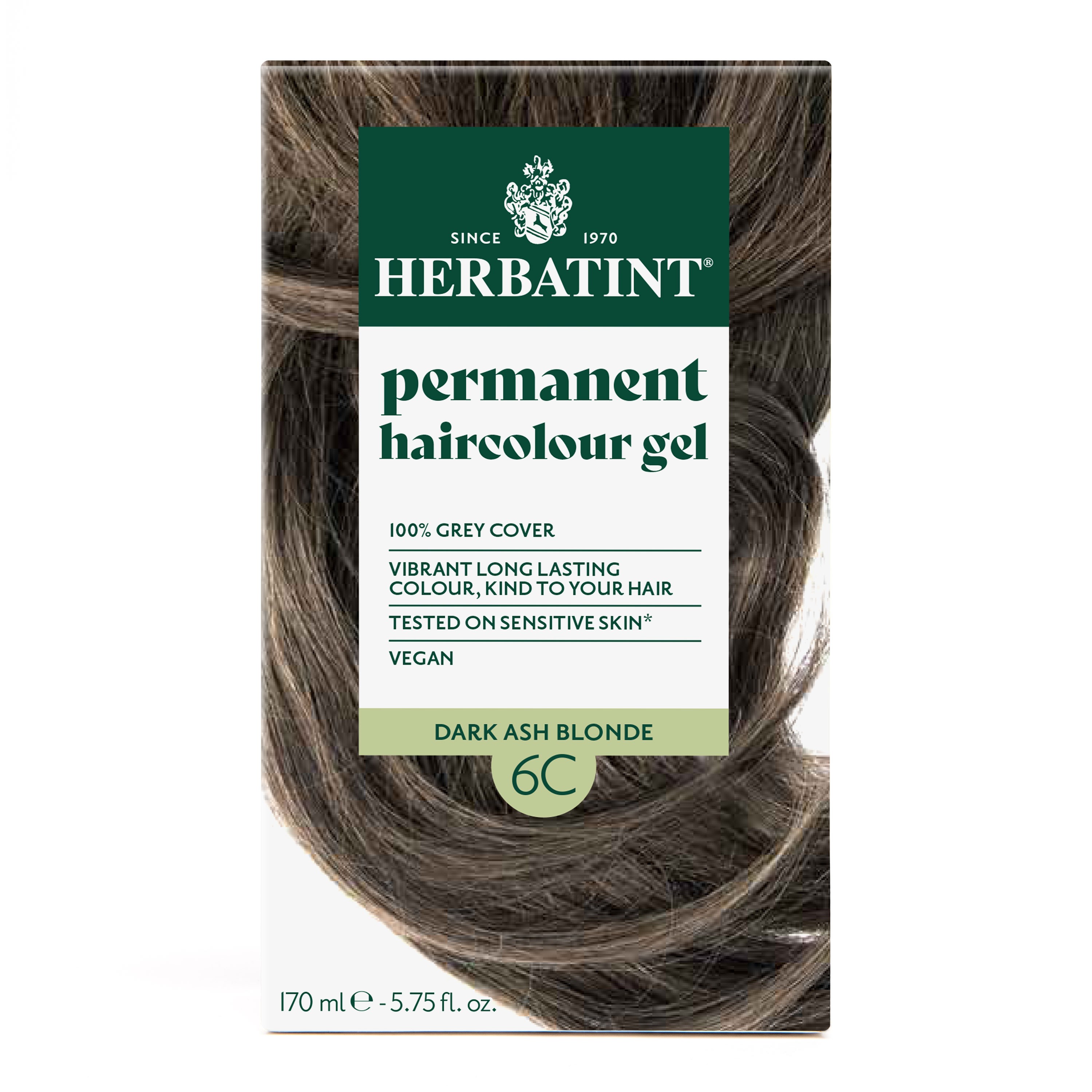 6C Dark Ash Blonde - Koyu Dişbudak Sarı Bitkisel Saç Boyası