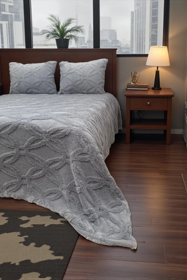 Orion Wellsoft Yatak Örtüsü Seti (230×250 + 2 Yastık Kılıfı) | Özel Tasarım, OEKO-TEX Sertifikalı, Ultra Soft & Sıcak, Tasarım Ödüllü