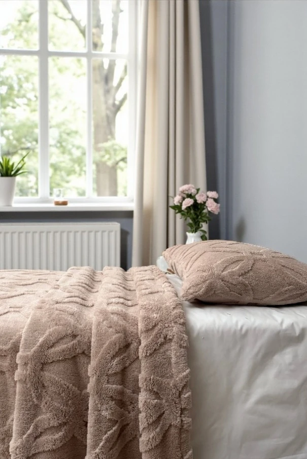 Orion Wellsoft Tek Kişilik Yatak Örtüsü Seti (180×235 cm + 1 Yastık Kılıfı) | Yumuşak ve Sıcak, Lüks Tasarım, OEKO-TEX Belgeli, Kışlık Battaniye Alternatifi