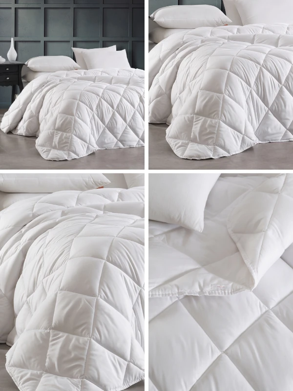 DİAMANT Serisi Çift Kişilik Otel Tipi Yorgan – Silikon Dolgulu, Microfiber Elyaf Yüzey, Yumuşak ve Nefes Alabilir