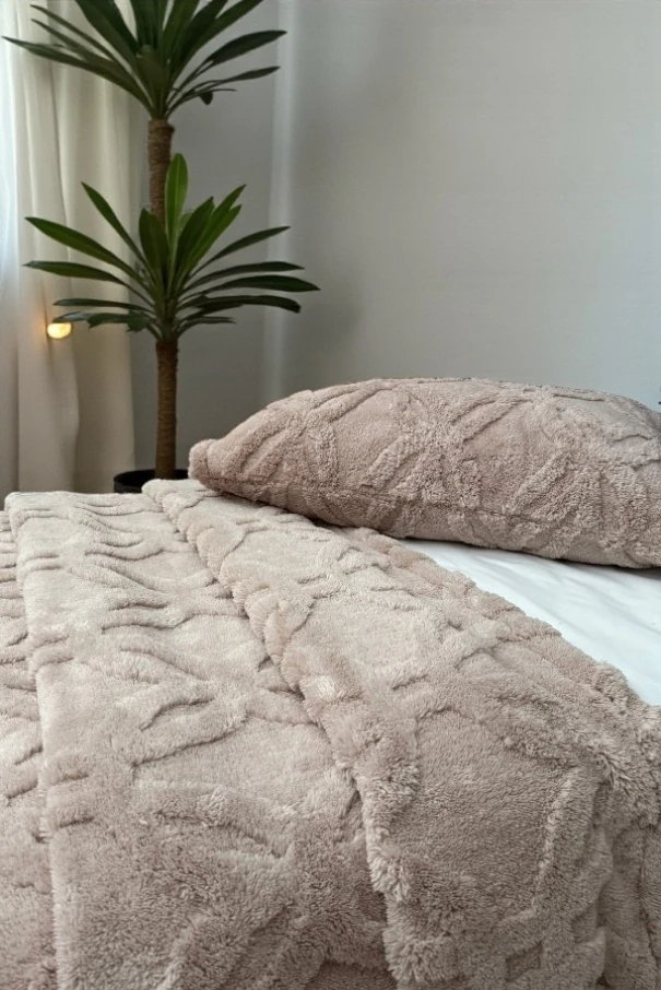 Orion Wellsoft Tek Kişilik Yatak Örtüsü Seti (180×235 cm + 1 Yastık Kılıfı) | Yumuşak ve Sıcak, Lüks Tasarım, OEKO-TEX Belgeli, Kışlık Battaniye Alternatifi