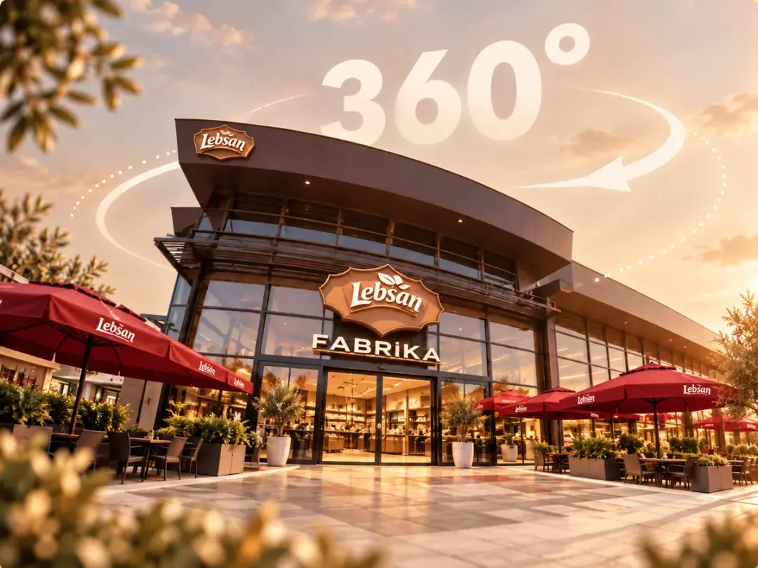 Lebsan Fabrika satış mağazası 360 derece sanal turu