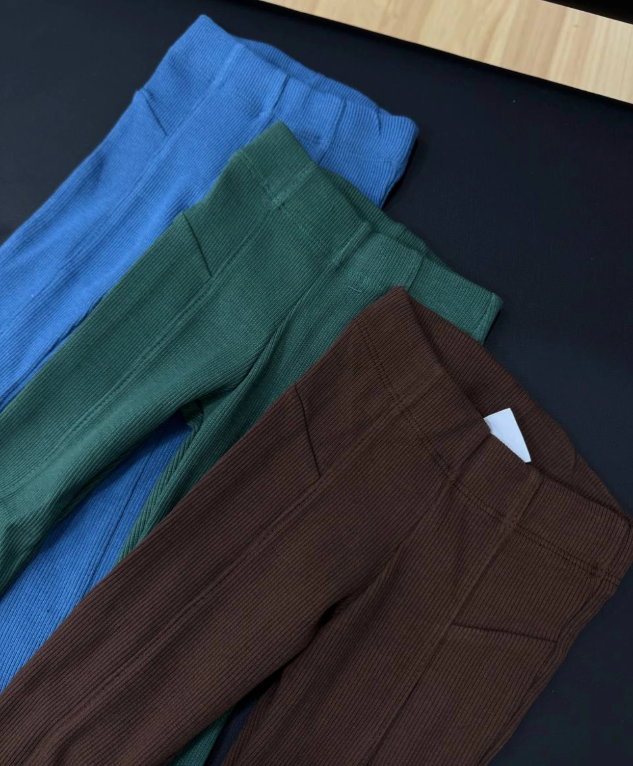 Fitilli Kaşkorse Tayt - Koyu Yeşil