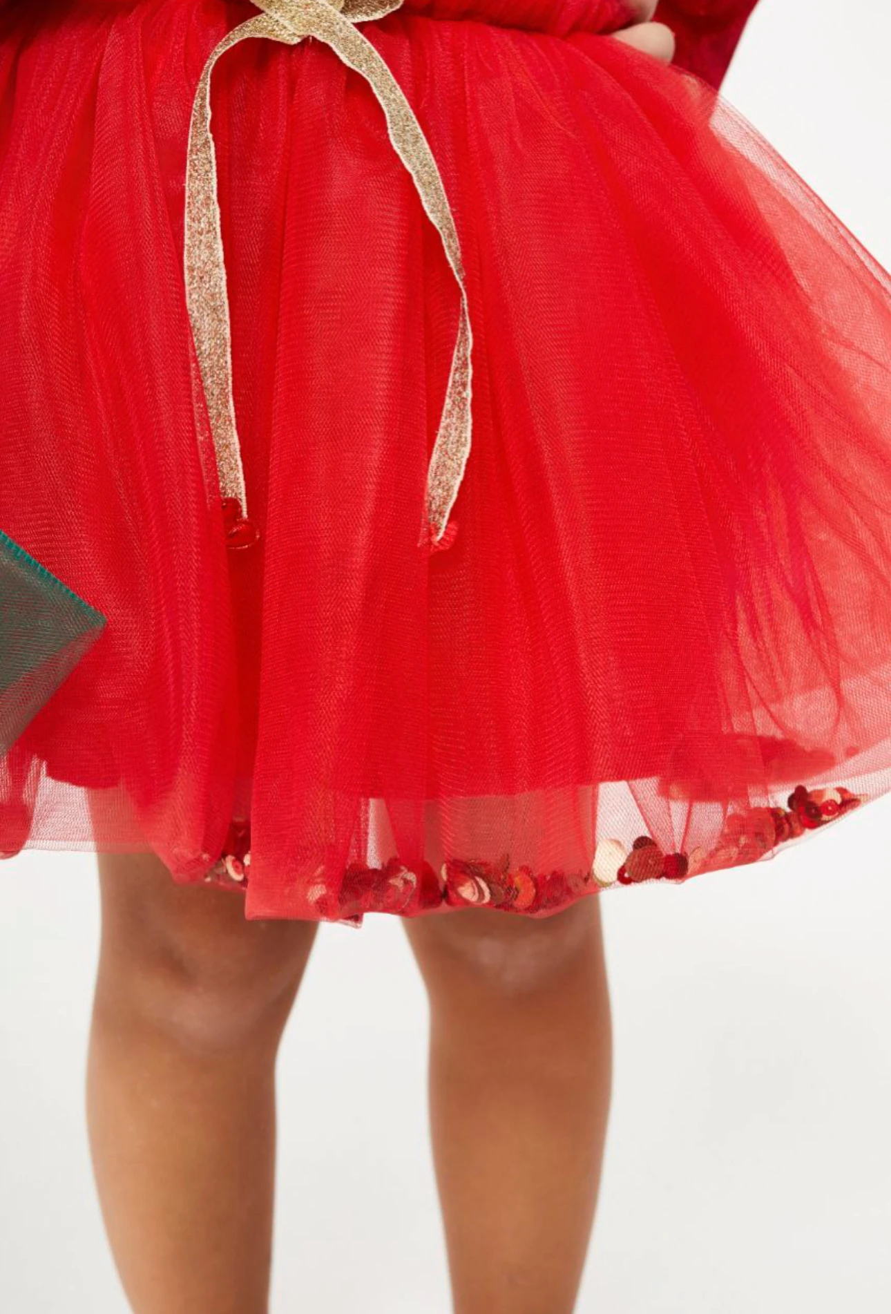 Christmas Kırmızı Tül Elbise 