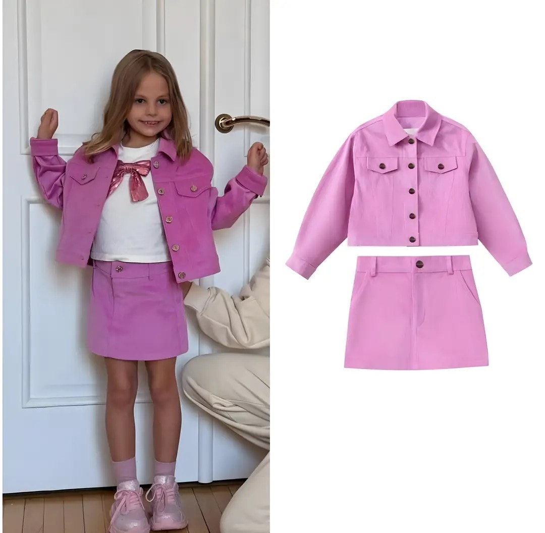 La'ciel Kadife Pembe Takım