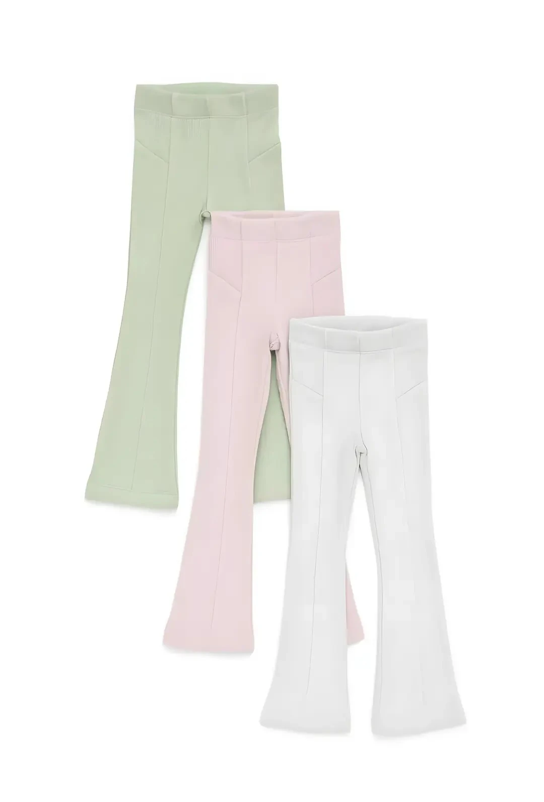 Fitilli Kaşkorse Tayt - Gri