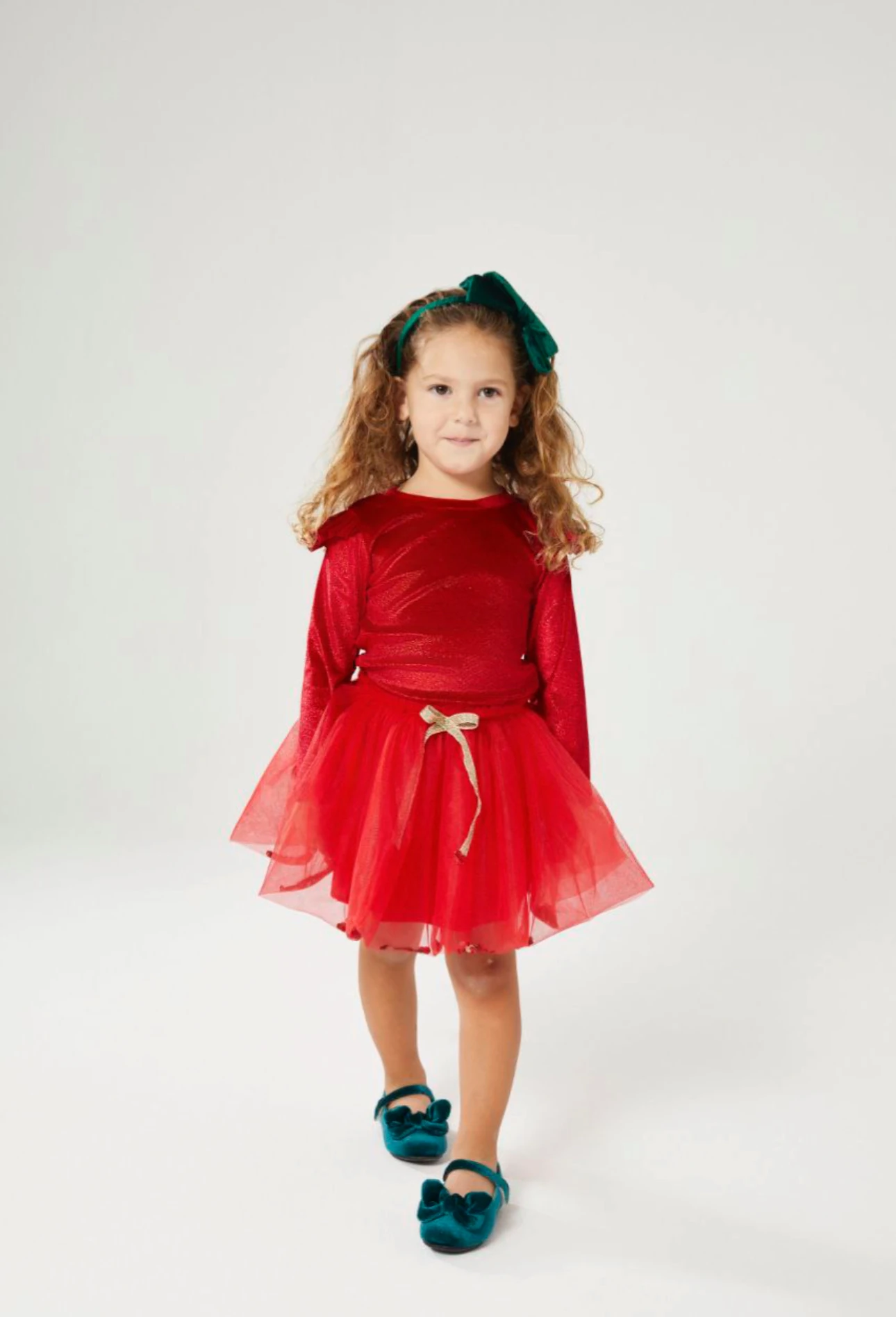 Christmas Kırmızı Tül Elbise 