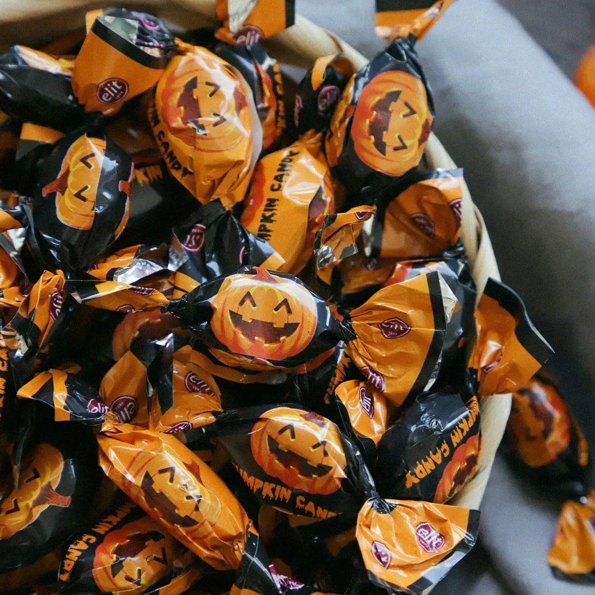 Bal Kabağı Aromalı Halloween Bonbon Şeker 1000g Glutensiz