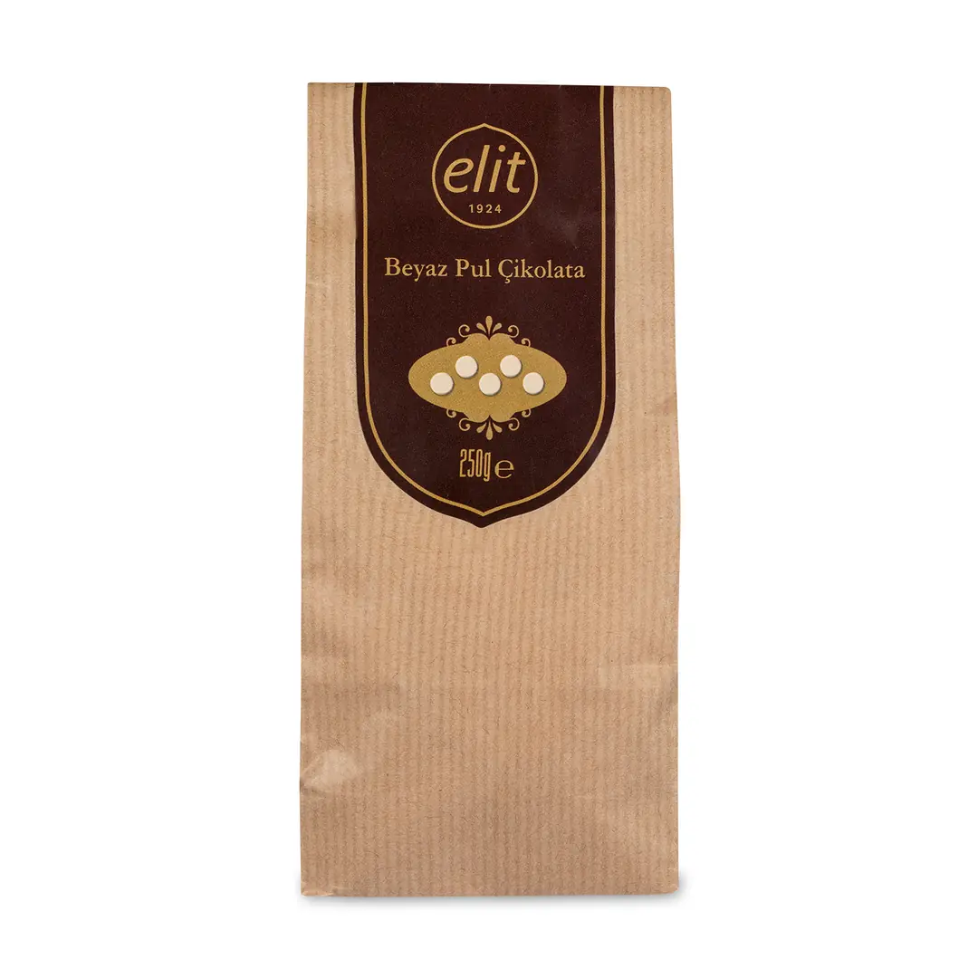 Beyaz Pul Çikolata 250g Glutensiz