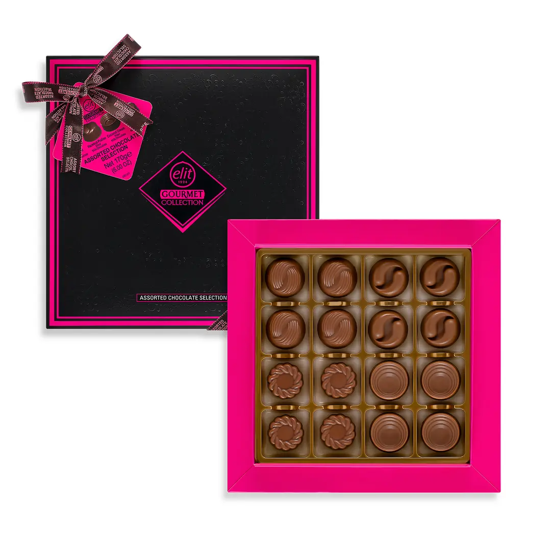 Gourmet Collection Spesiyal Çikolata Pembe Kutu 170g Glutensiz