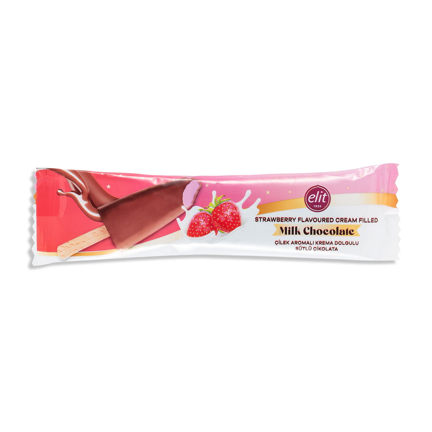 Dondurma Çubuğunda Dolgulu Sütlü Çikolata 10'lu Set Glutensiz