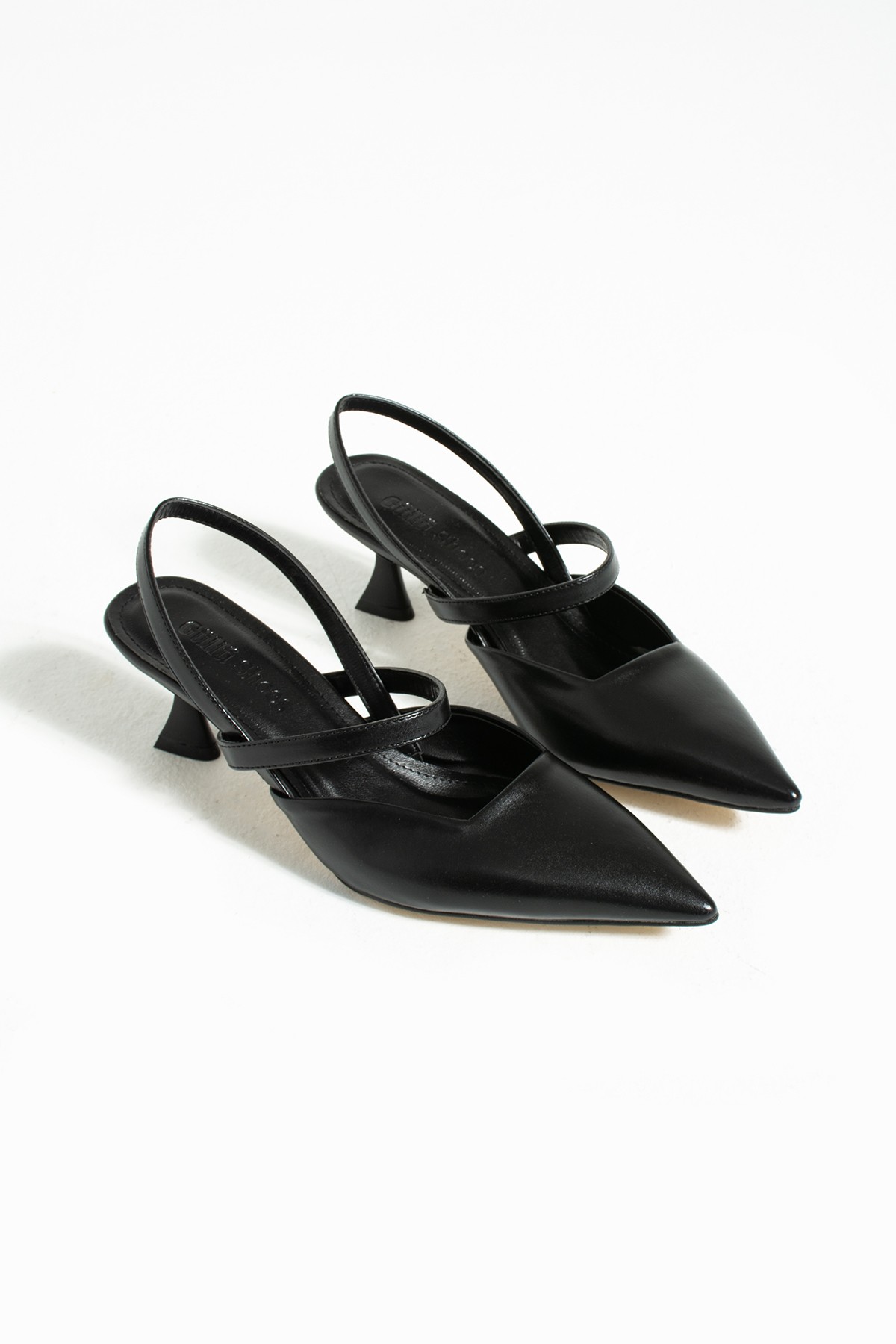 Kadın Topuklu Ayakkabı - Topuklu Stiletto Rahat ve Şık Bej Renk 6 cm