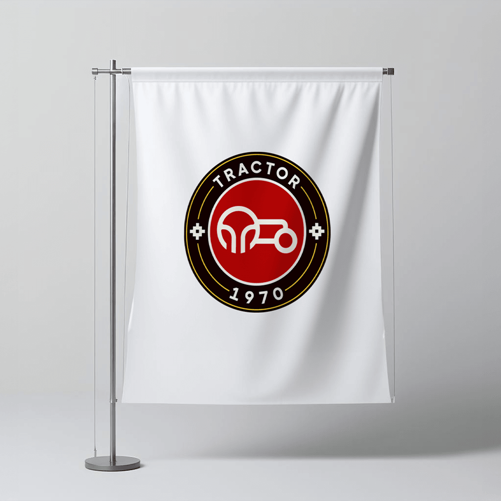 Beyaz Tractor Fc Bayrağı