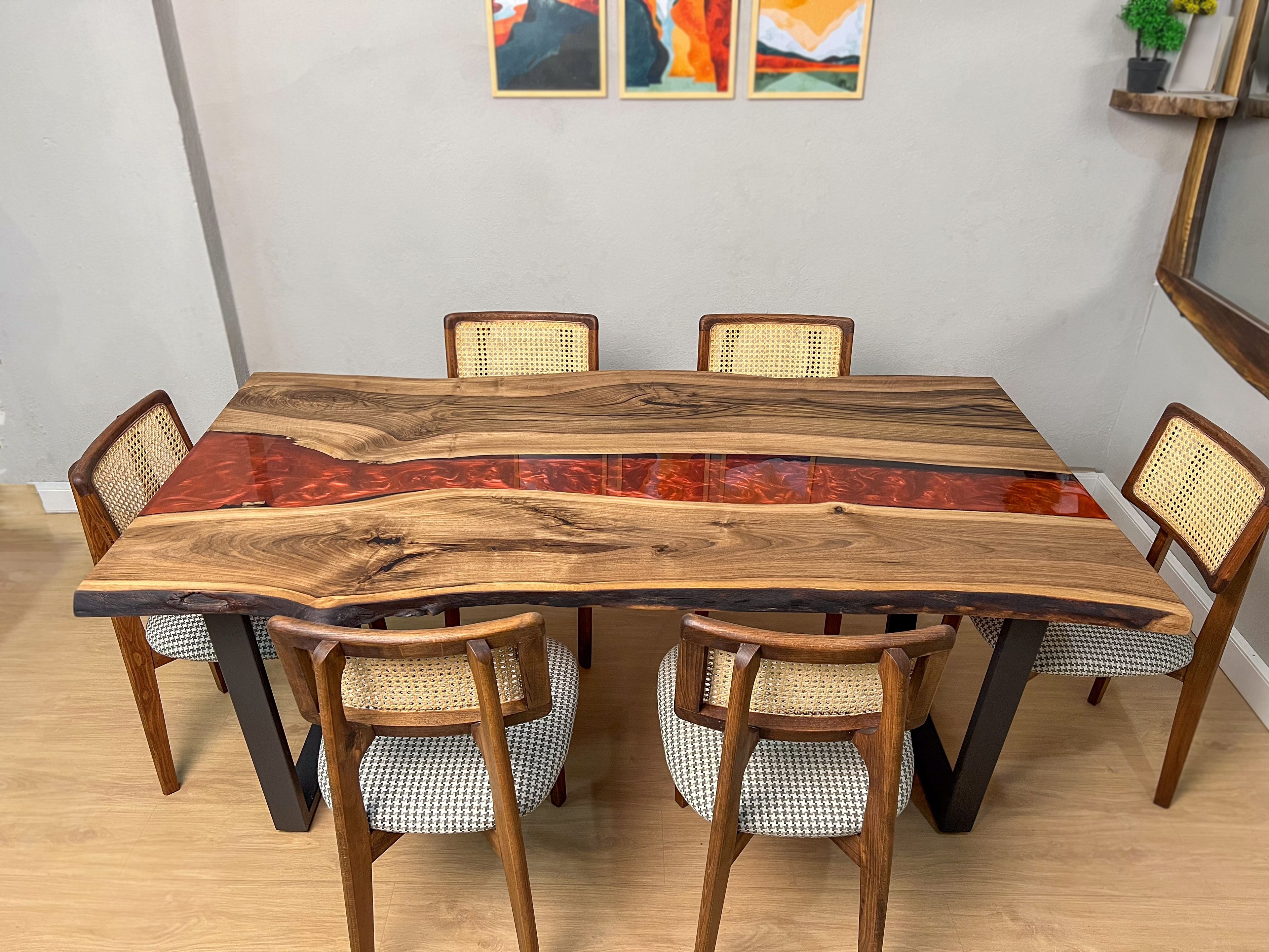 Red River Epoxy Table