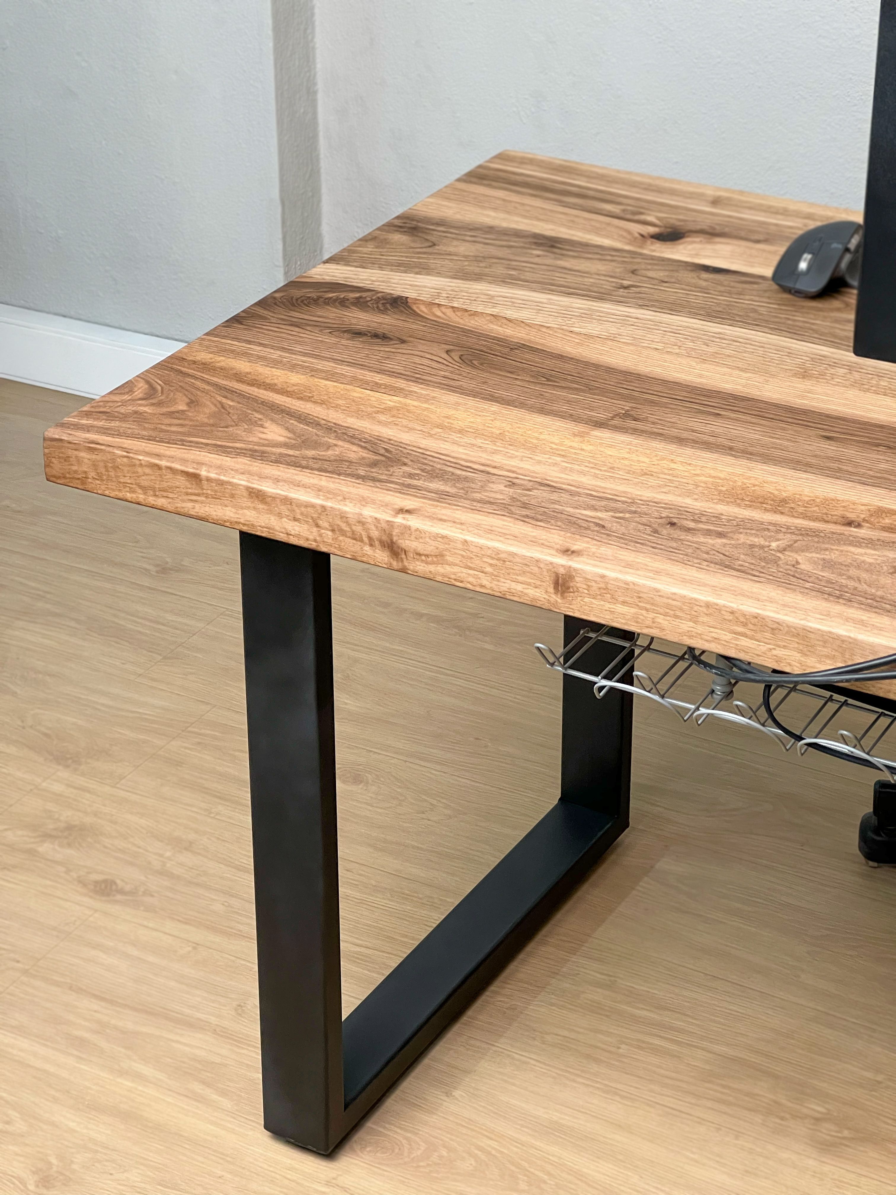 Solid Walnut Wood Office Desk