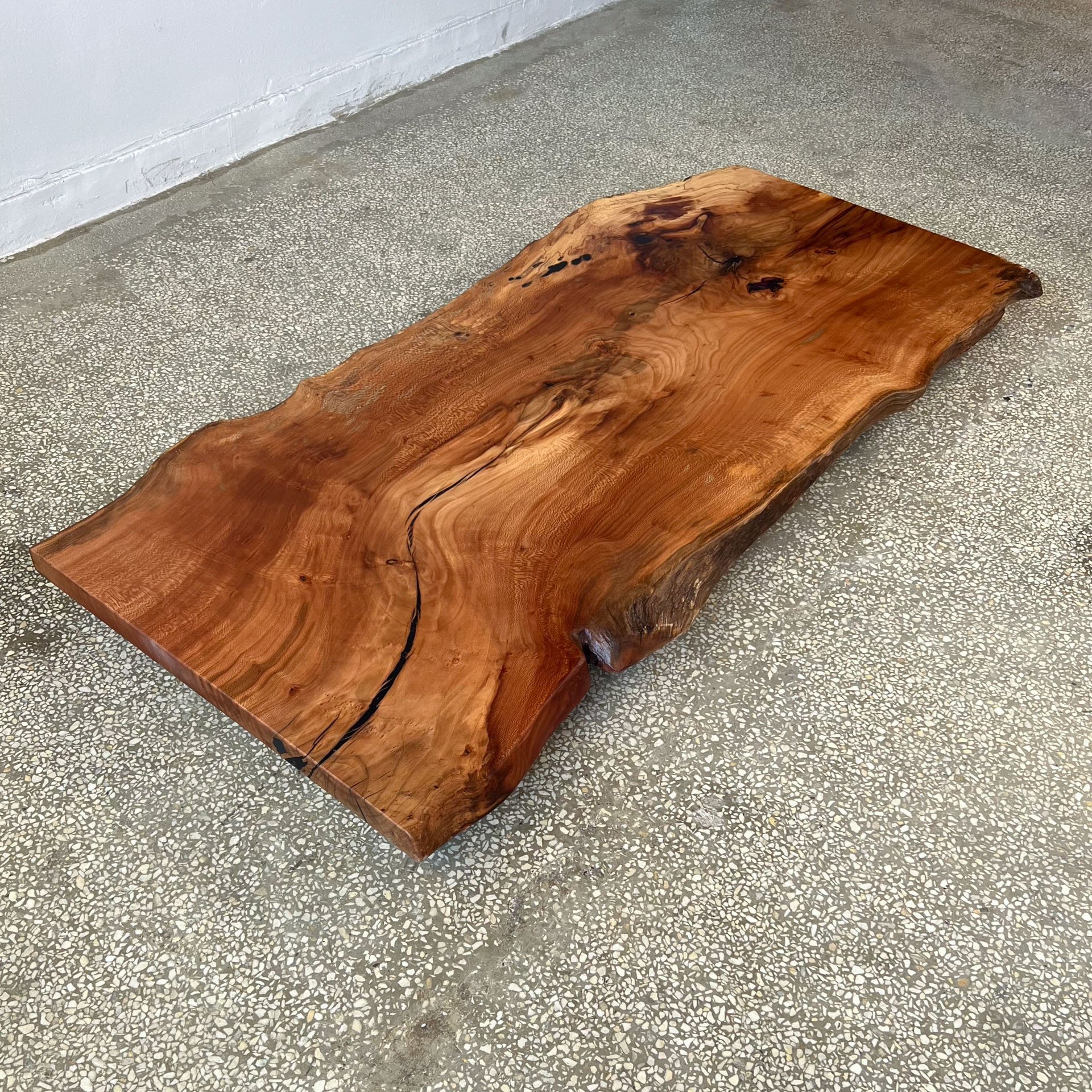 Masif Kayın Tek Parça Masa Tablası – Mat Cilalı | 184x82 cm