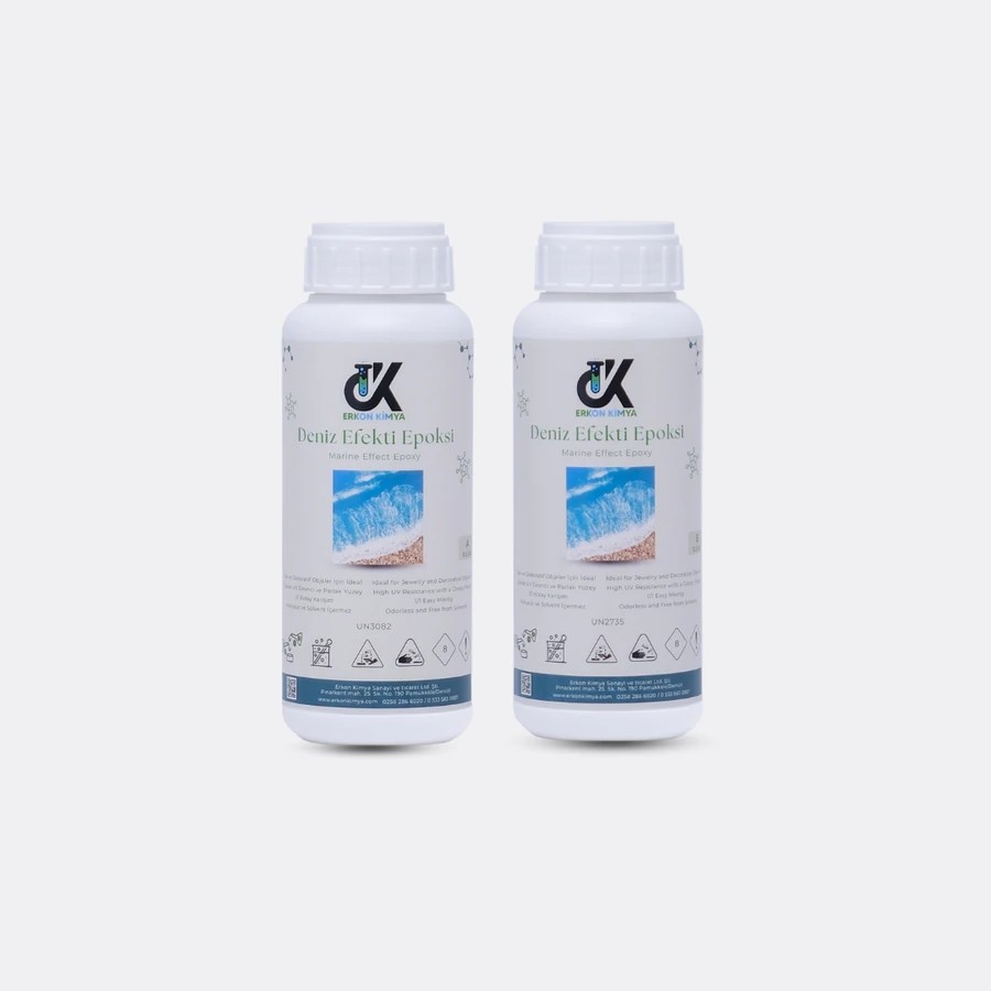 Deniz Dalgası Efekti - Şeffaf Epoksi Reçine 1 Kg