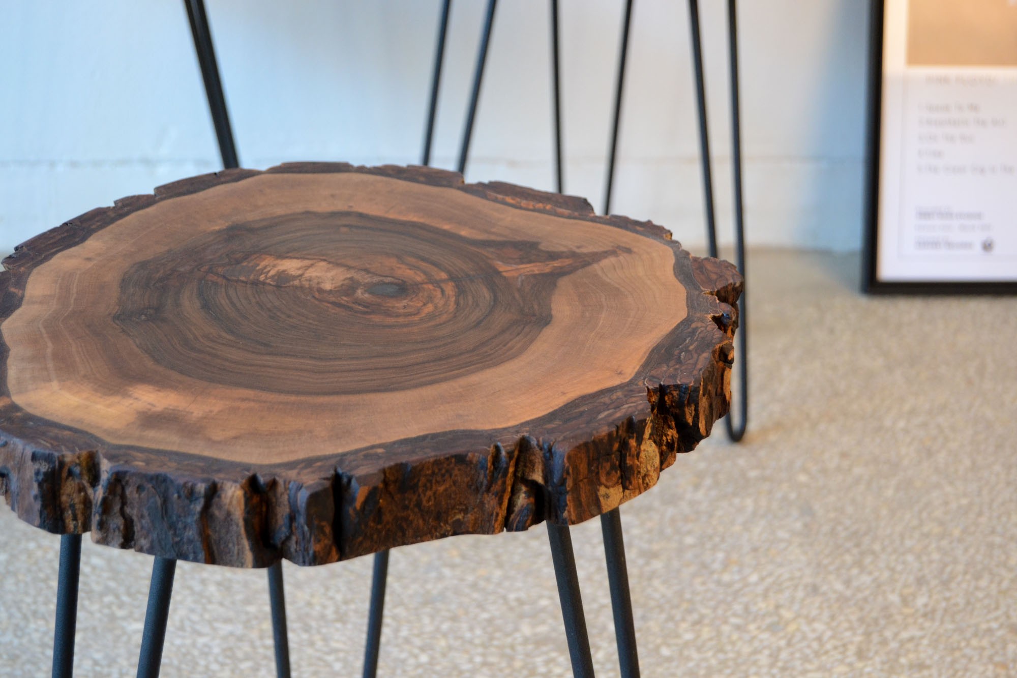 Live Edge Walnut Nested Coffee & Side Table Set