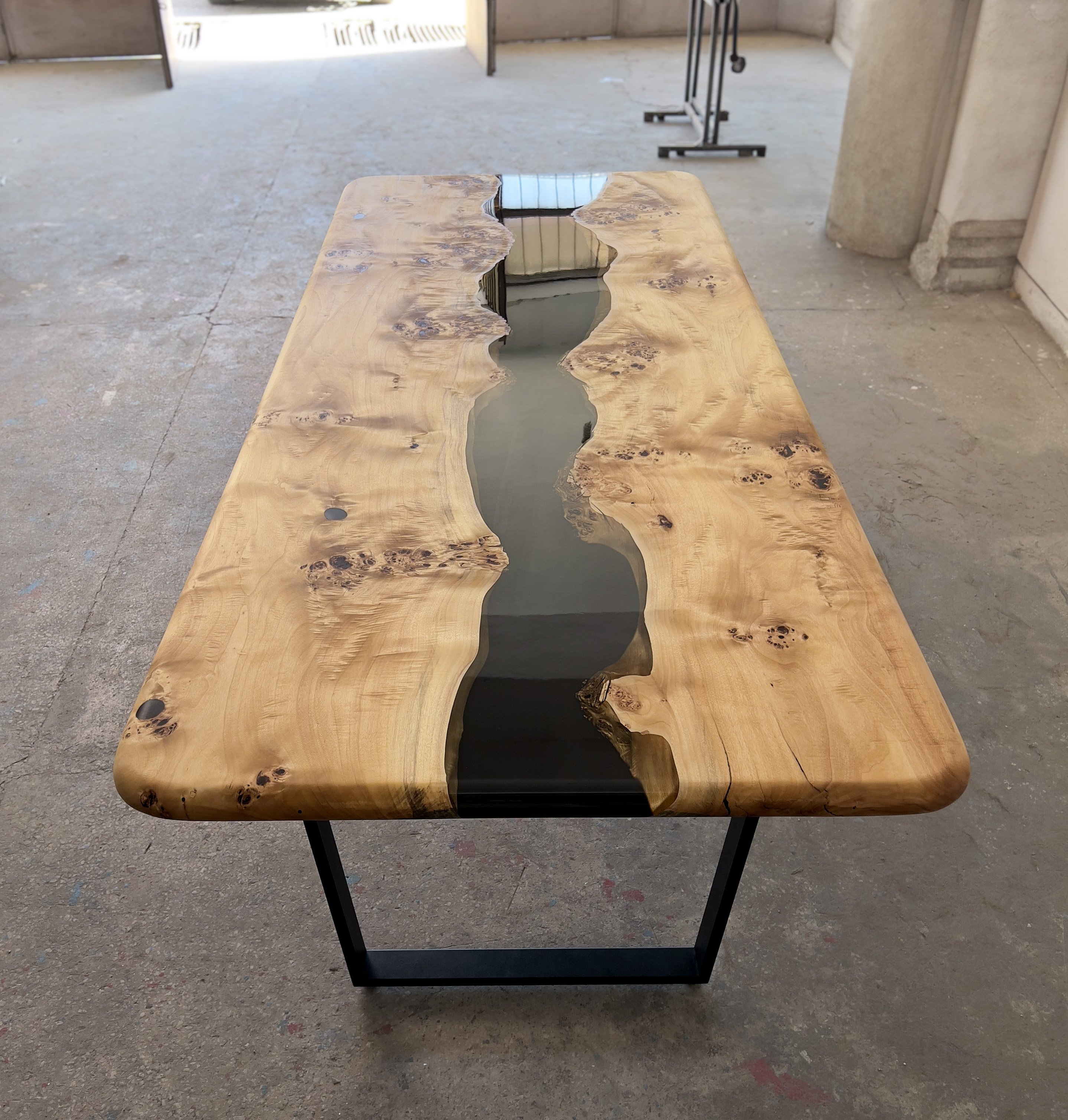 Solid Walnut Table and Matching Bench