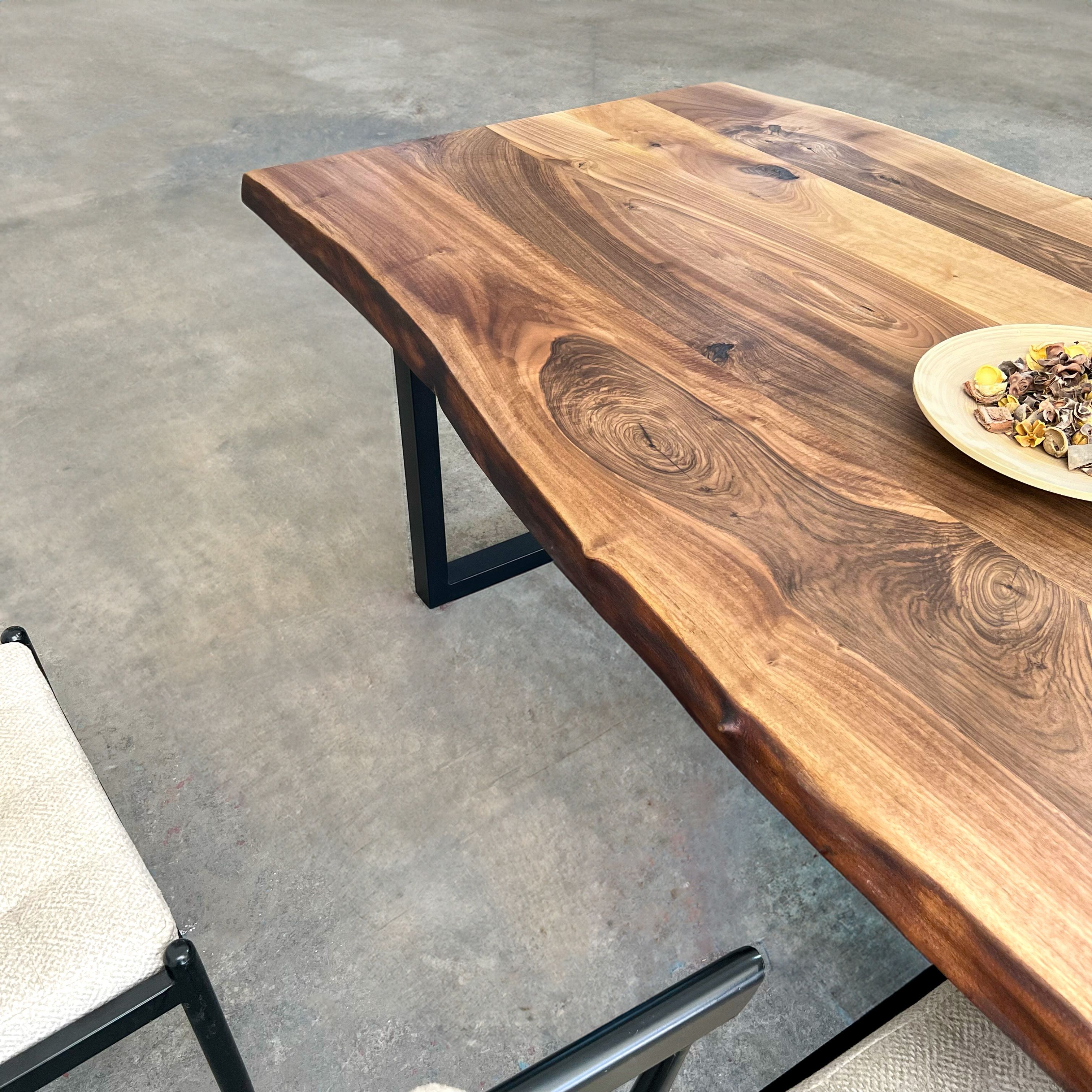 Live Edge Walnut Solid Wood Table