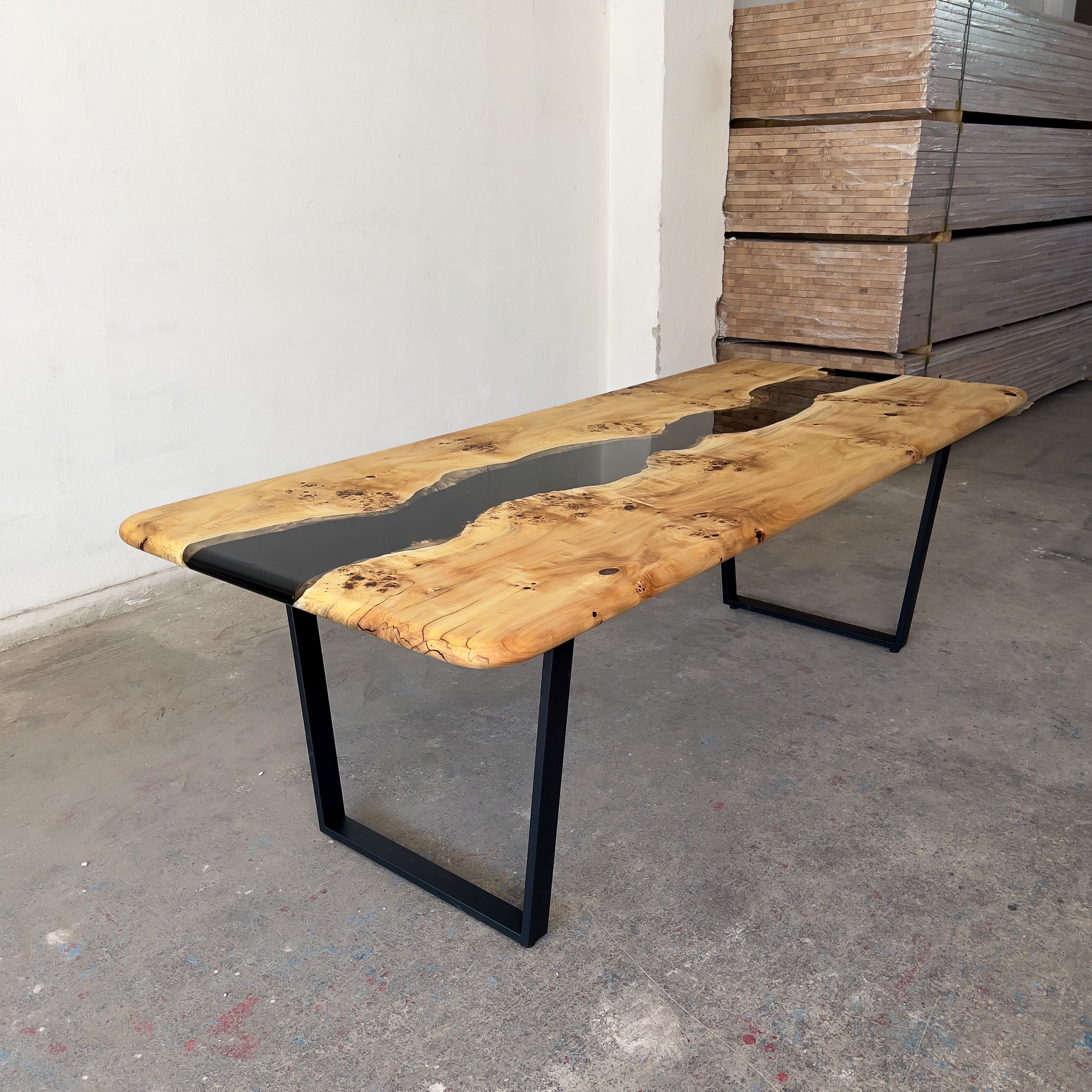 Solid Walnut Table and Matching Bench