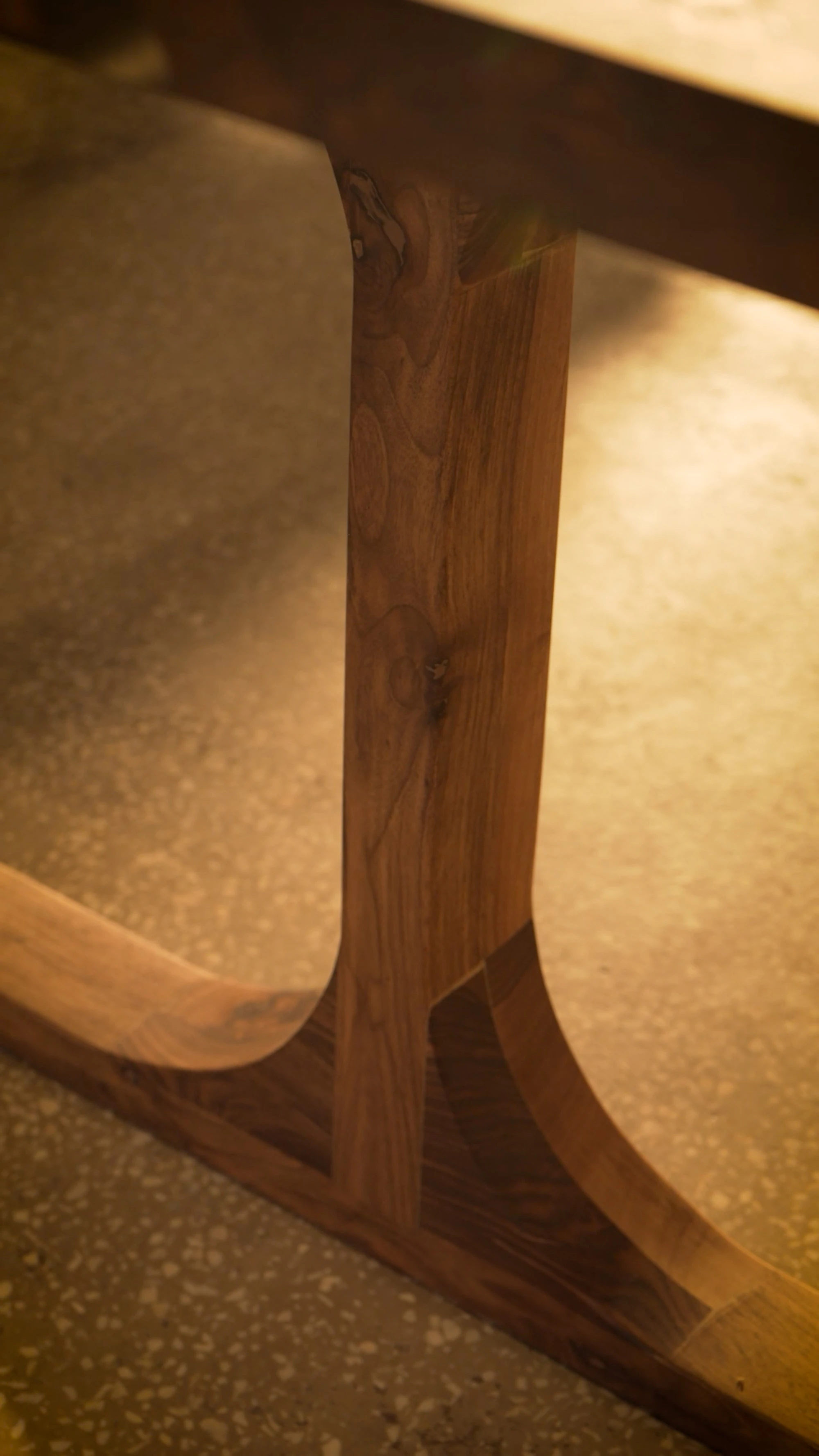 Walnut Live Edge Dining Table – Handmade Natural Wooden Table, Modern Rustic Solid Wood Design