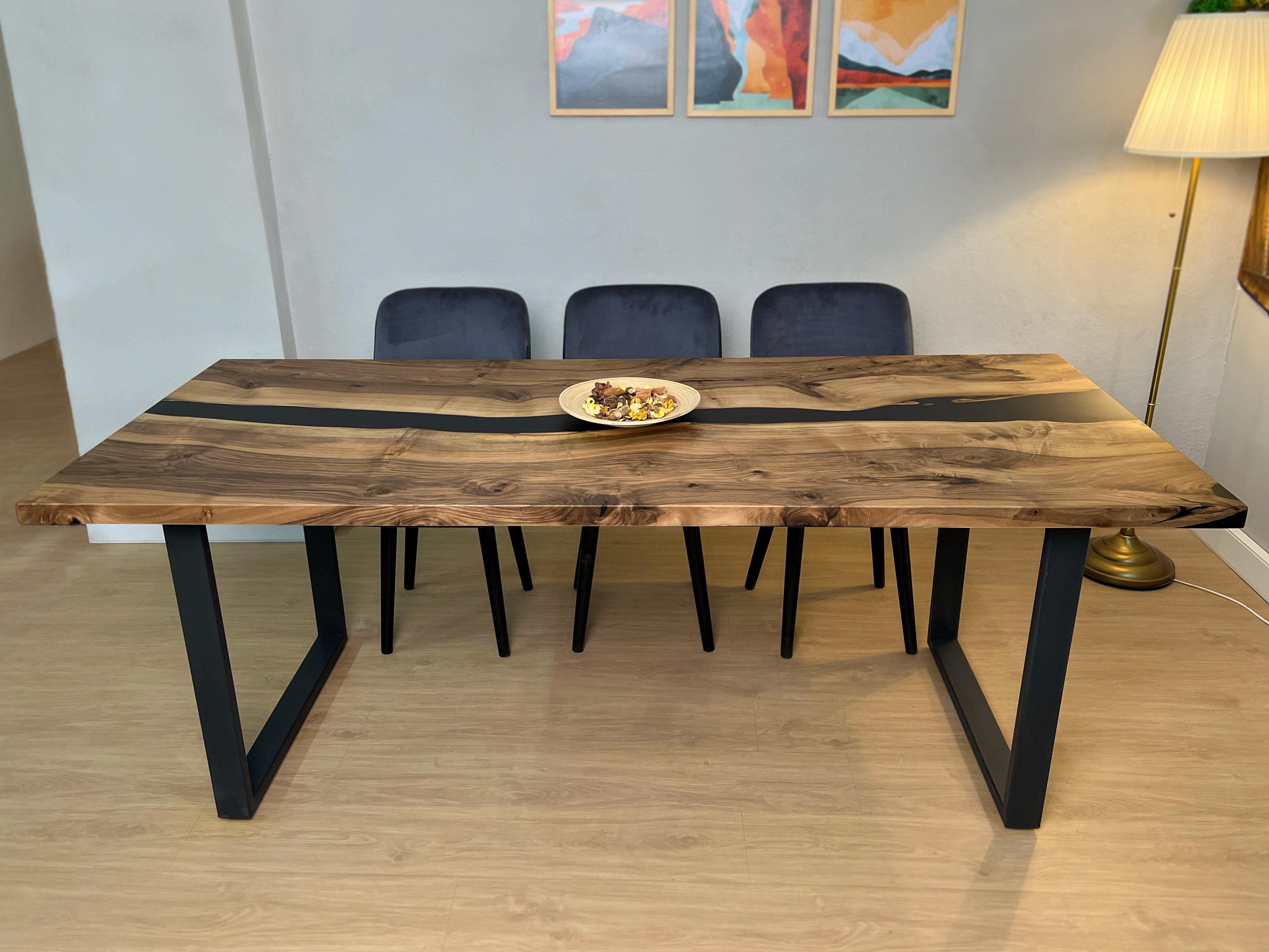 Black River Epoxy Table