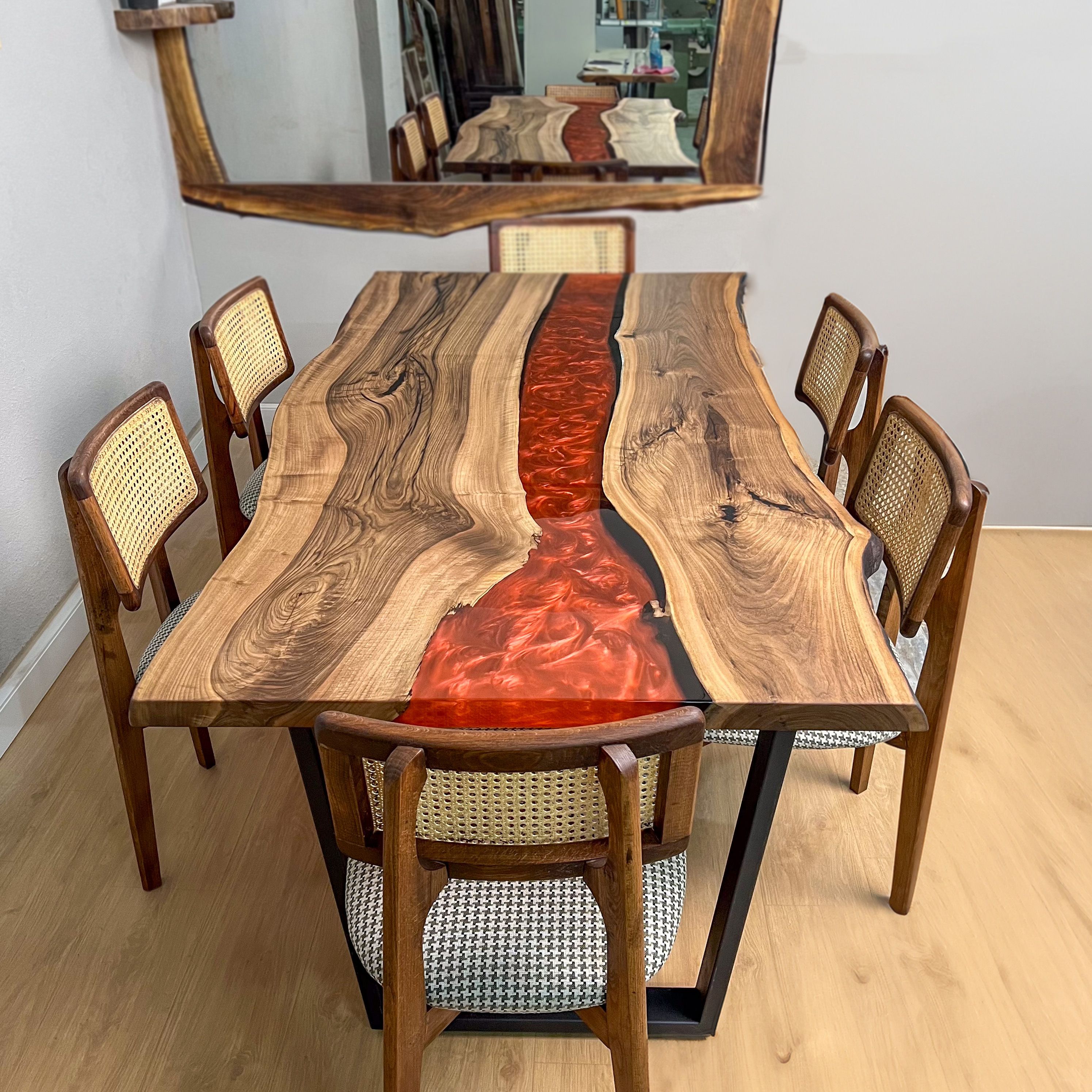 Red River Epoxy Table