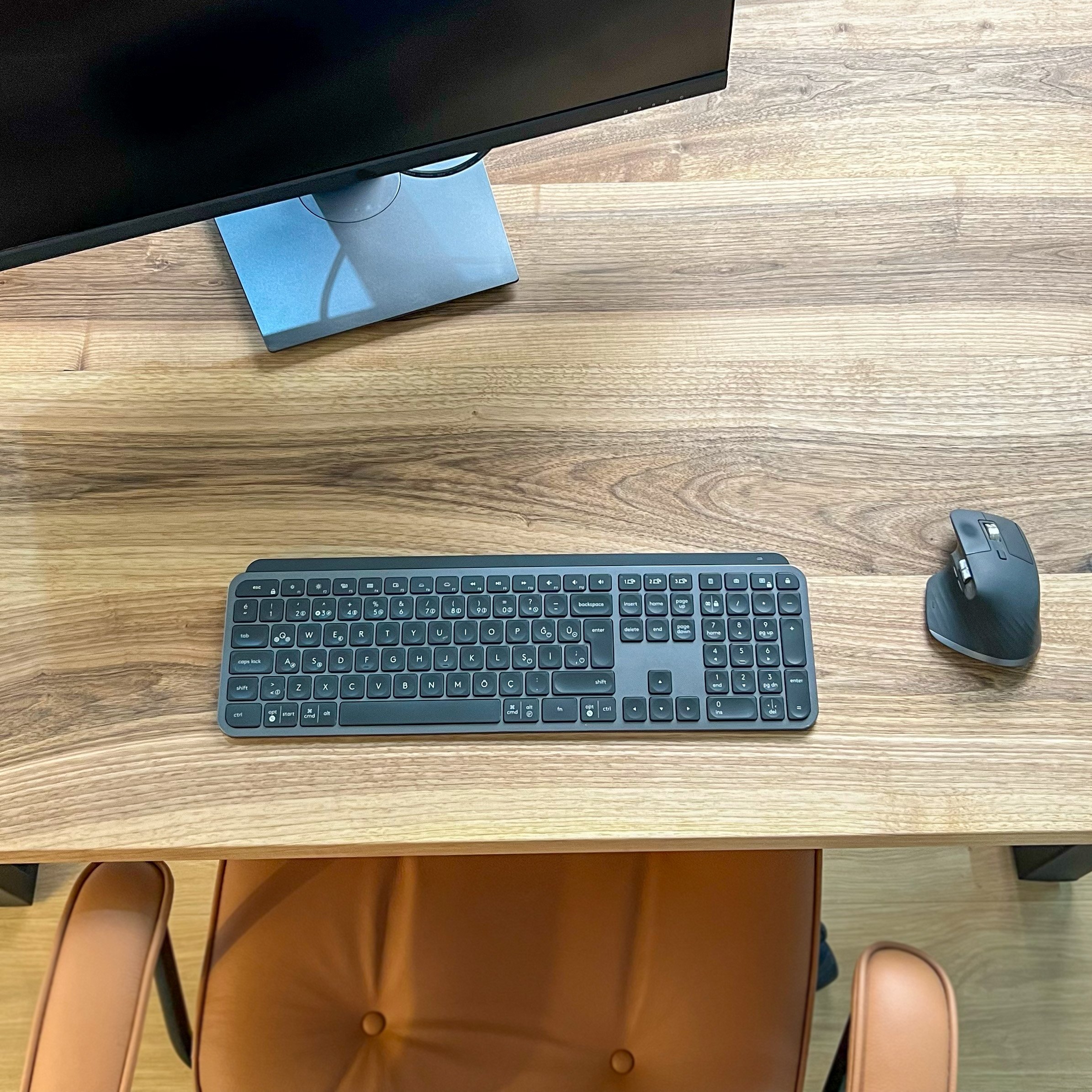 Solid Walnut Wood Office Desk