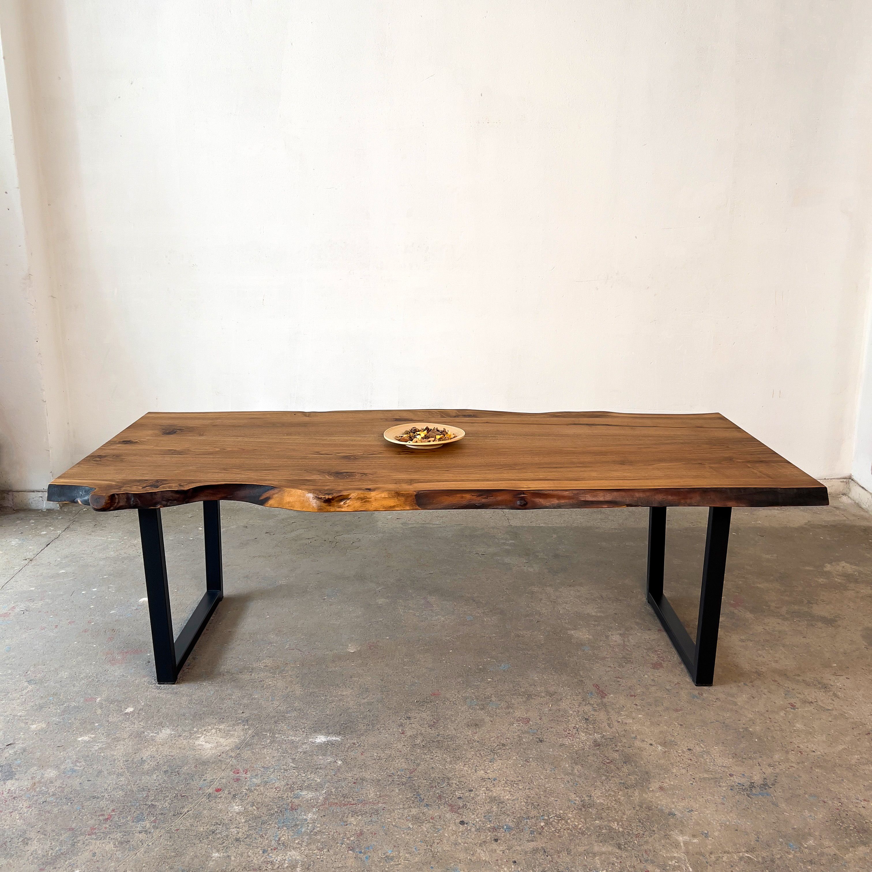 Live Edge Walnut Solid Wood Table