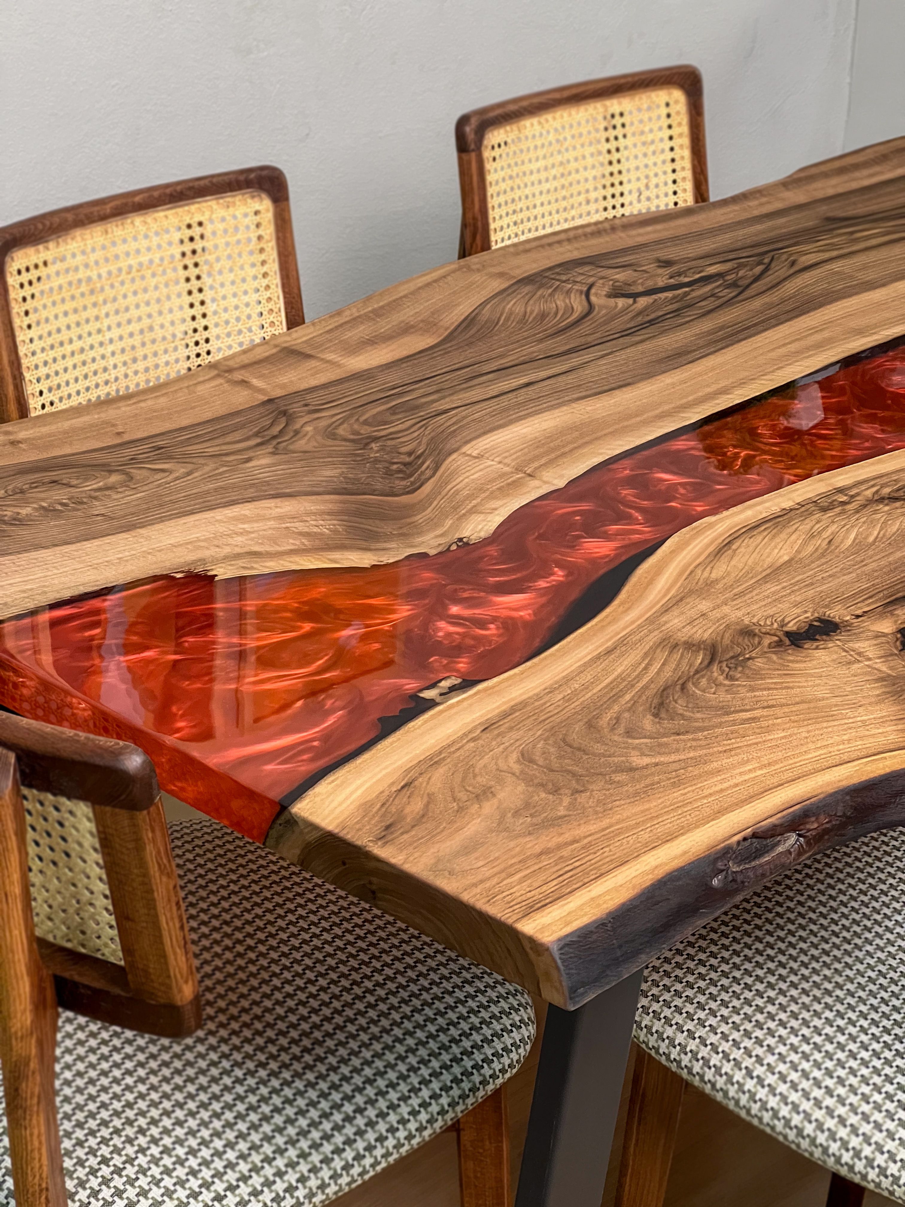 Red River Epoxy Table