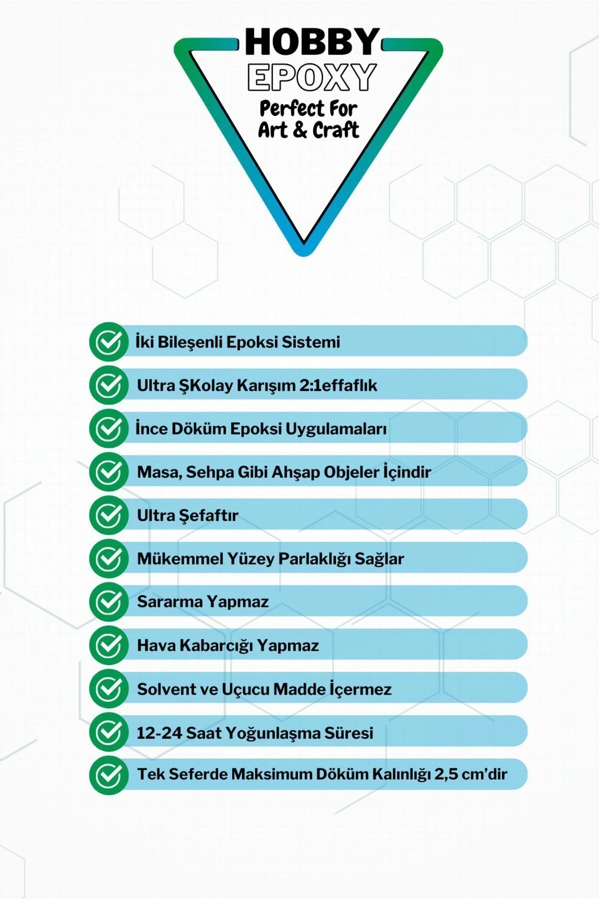 Wood Epoxy SB101 – 3 cm İnce Döküm İçin Ultra Şeffaf Epoksi Reçine | 1.5–30 kg Set