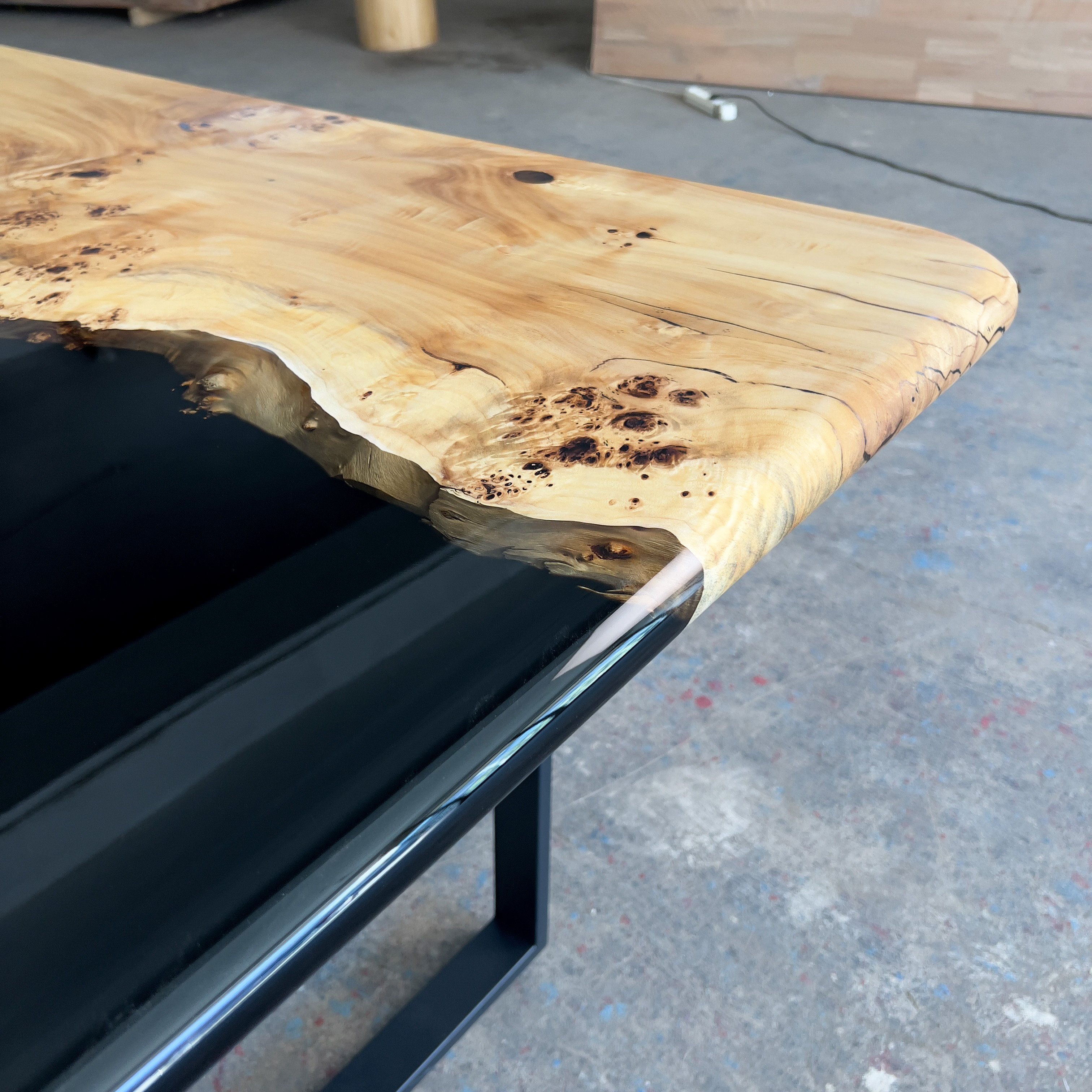 Solid Walnut Table and Matching Bench