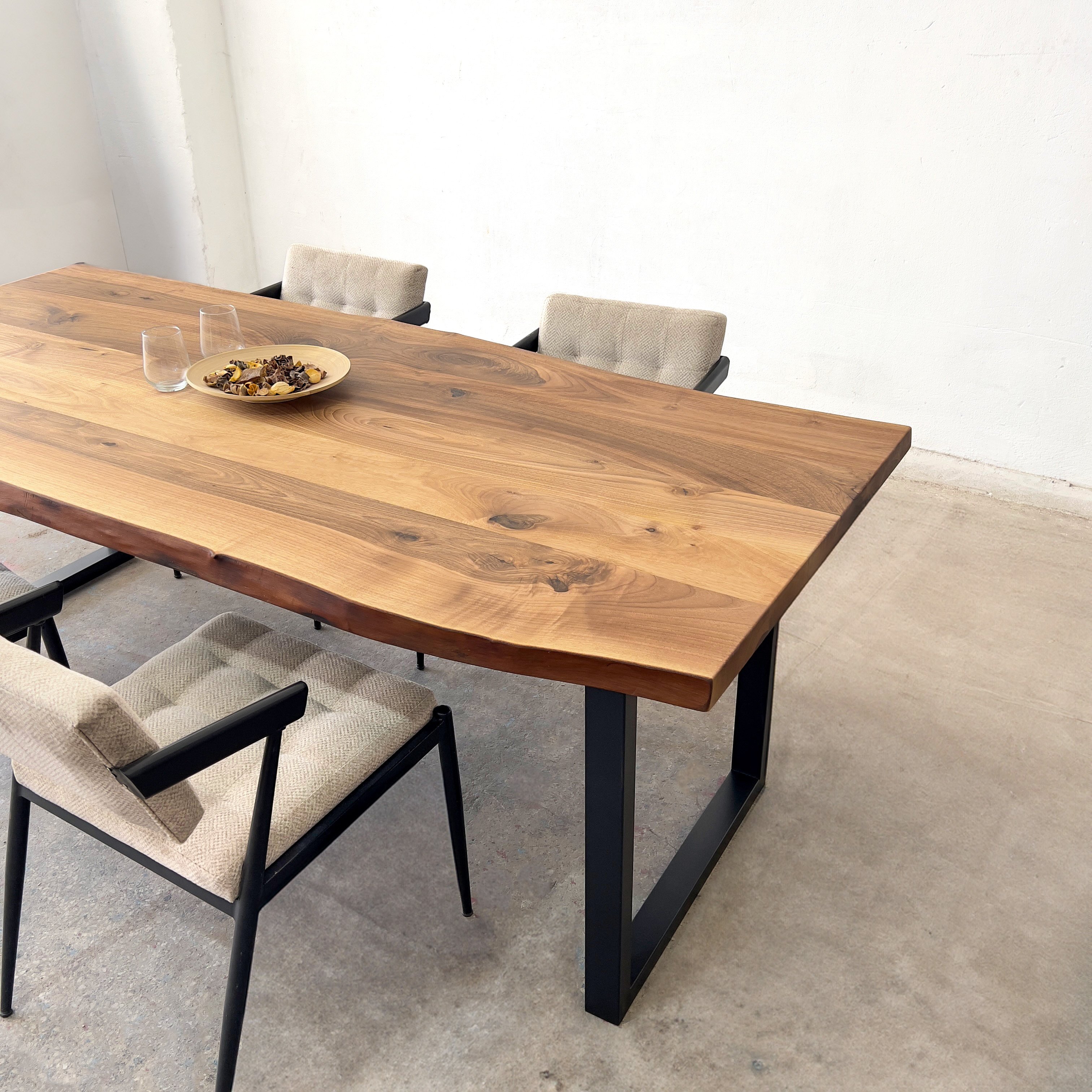 Live Edge Walnut Solid Wood Table