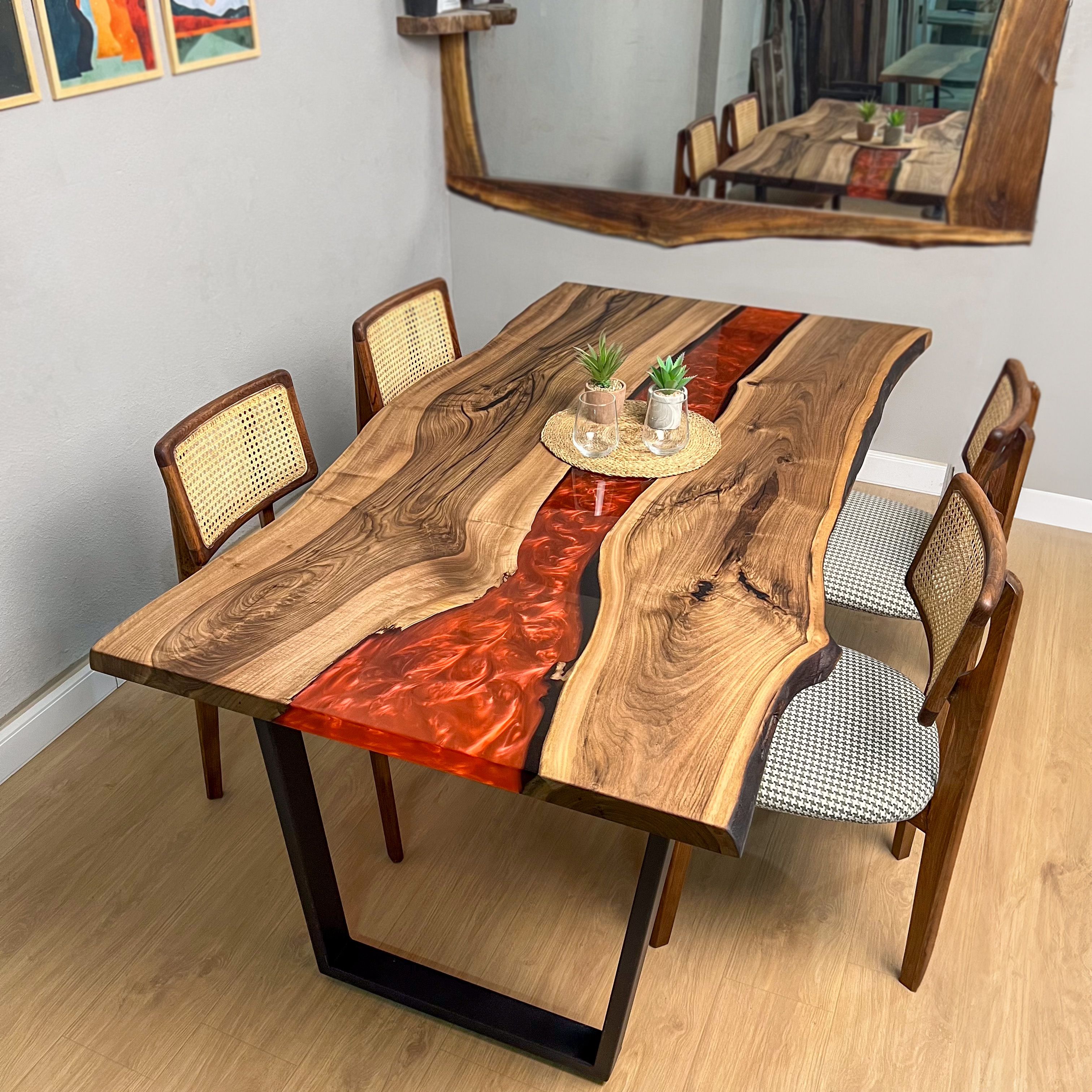 Red River Epoxy Table